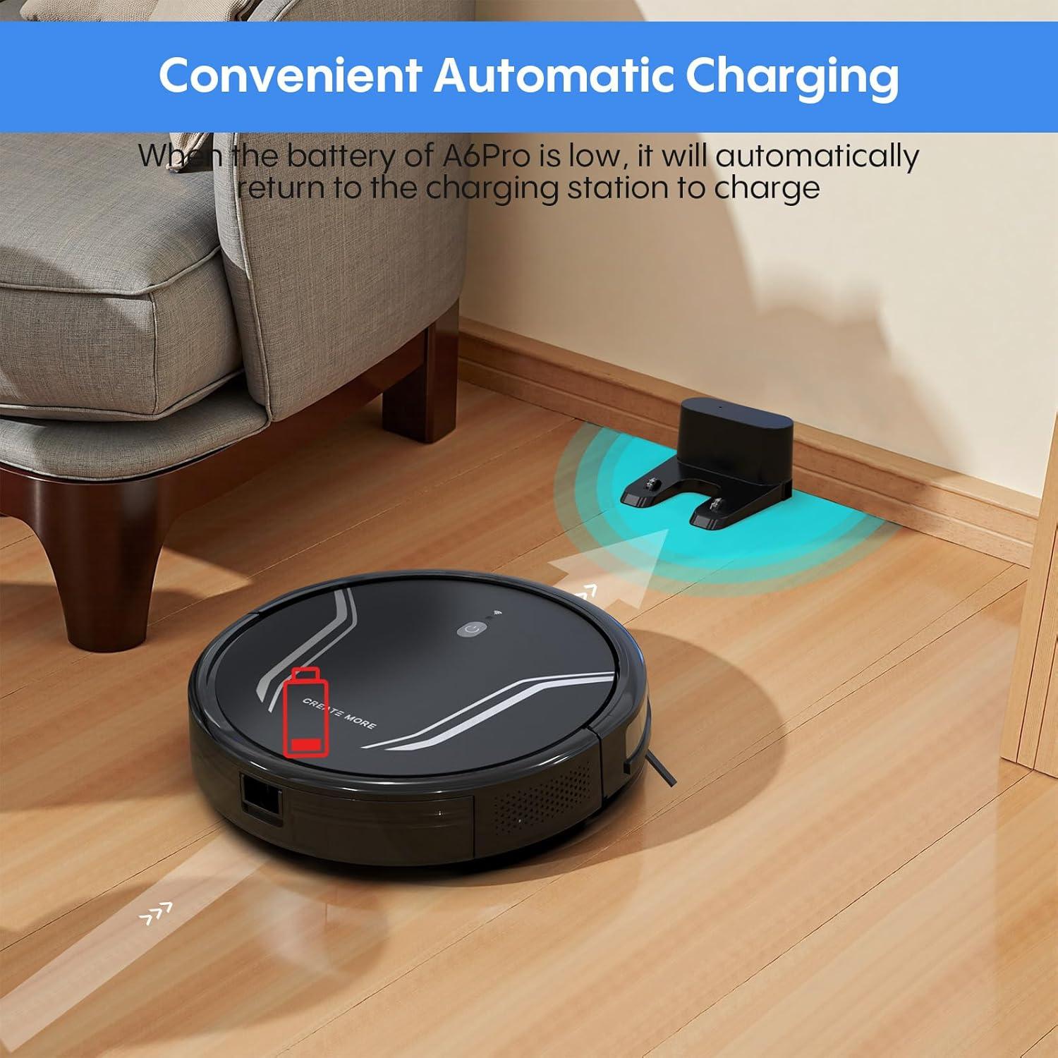 Robot Aspirador y Mopa Bagotte A22 4 en 1 5000Pa WiFi Control App