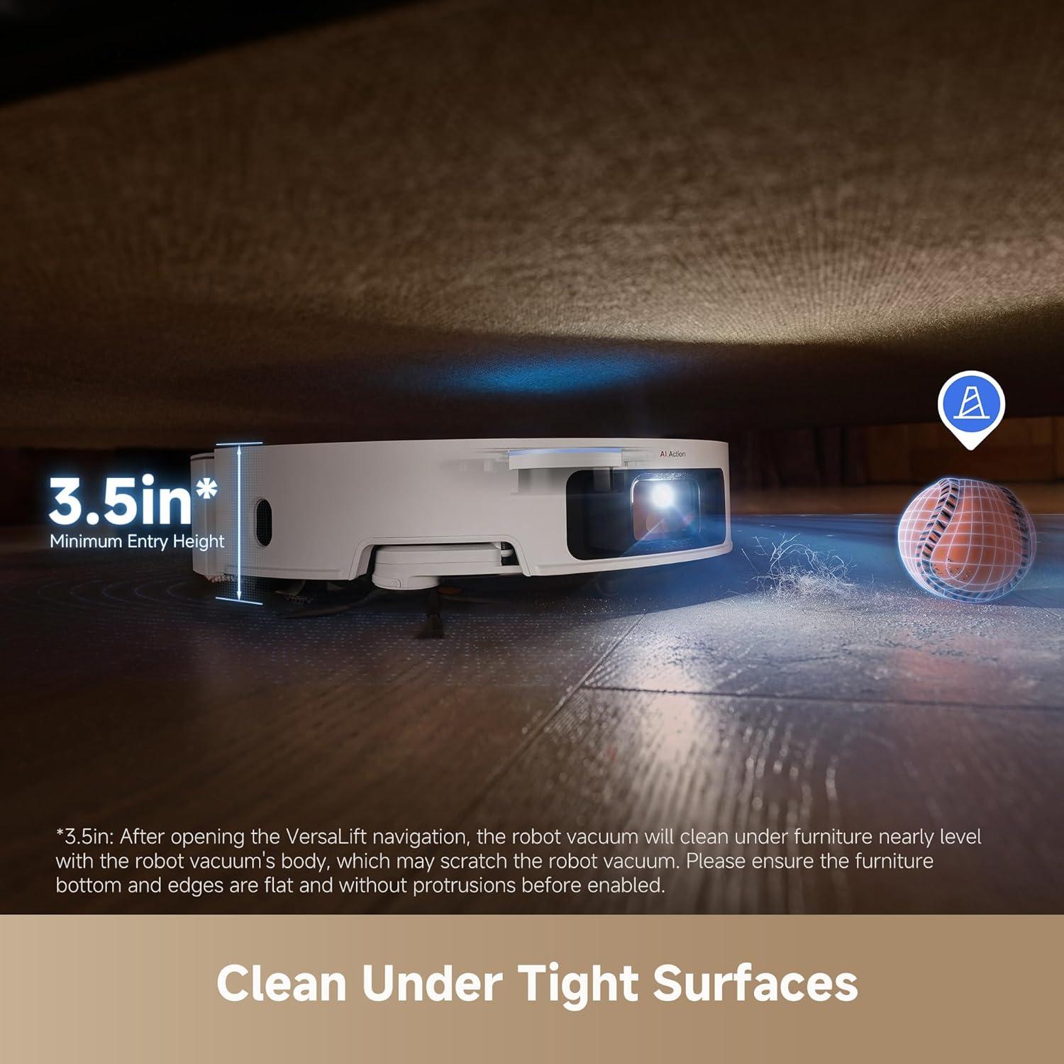 Aspiradora Robot DREAME X50 Ultra con Auto-Vaciado 20,000Pa