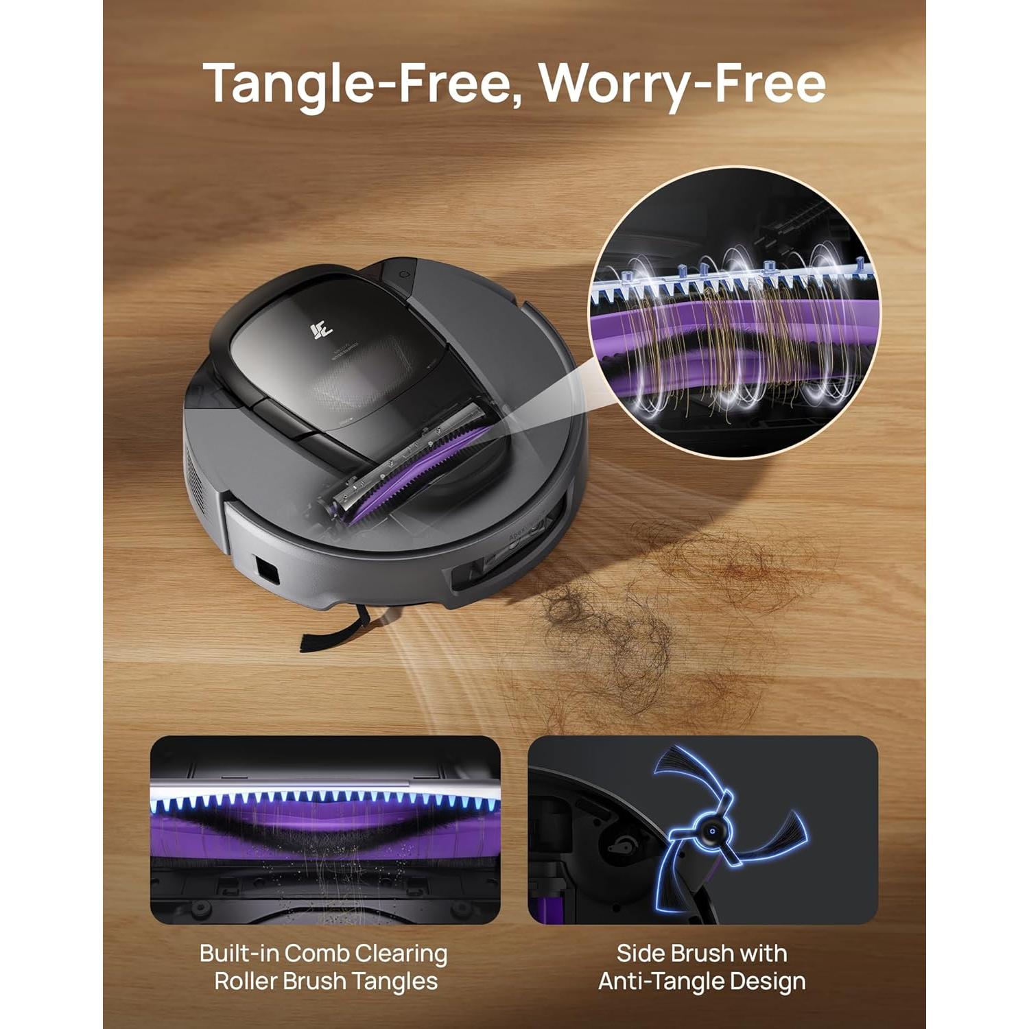 Aspiradora Robótica 3i G10+ con Mopa, 18000 Pa, Navegación LiDAR