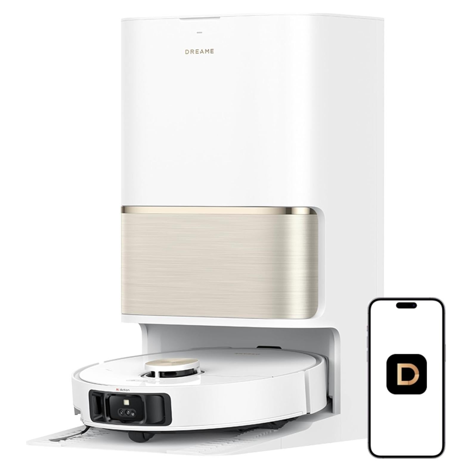 Aspiradora Robótica DREAME L50 Ultra Blanca 19500Pa Auto-Vaciado