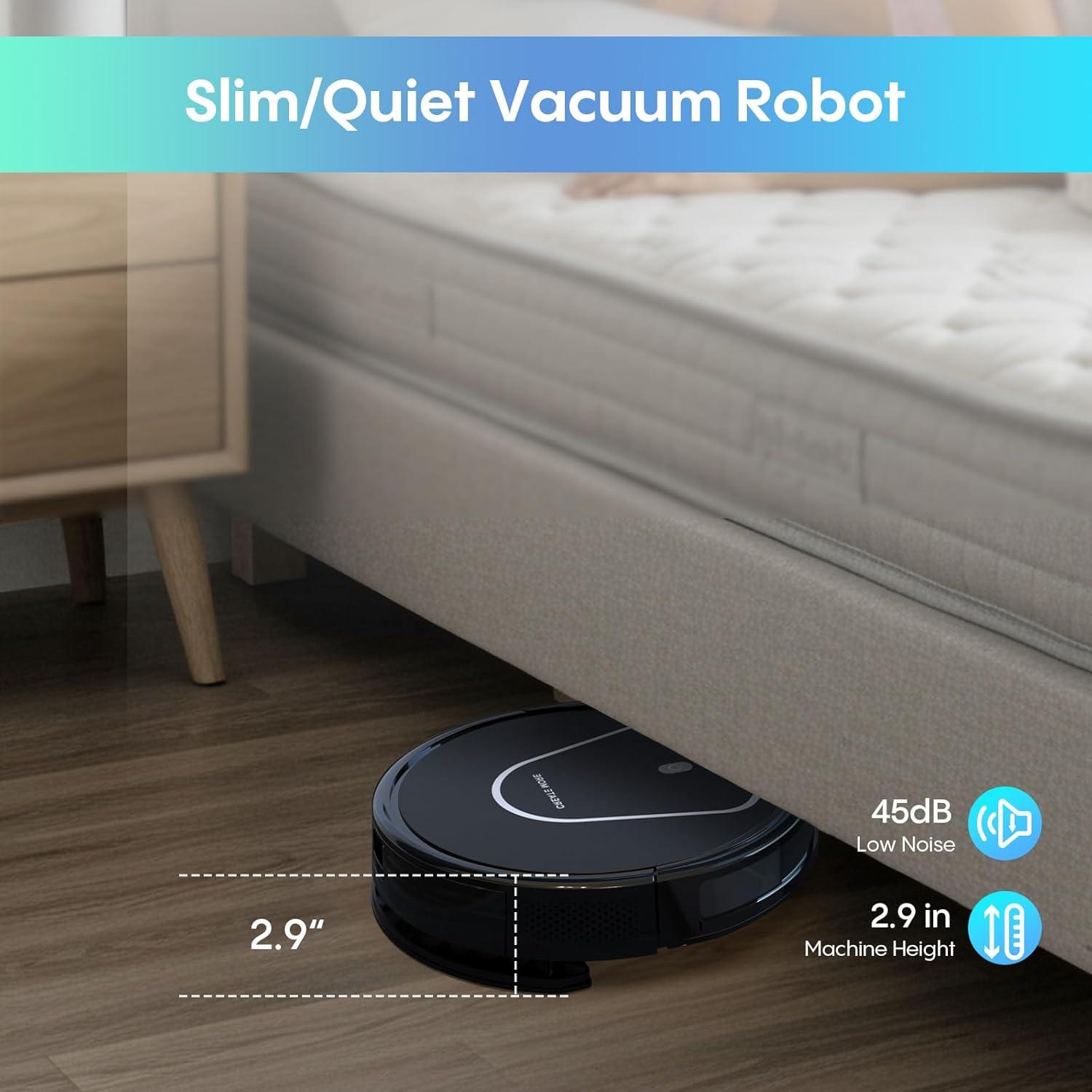 Robot Aspirador y Mopa 2 en 1 Bagotte A21, 4000Pa, WiFi, Control Remoto