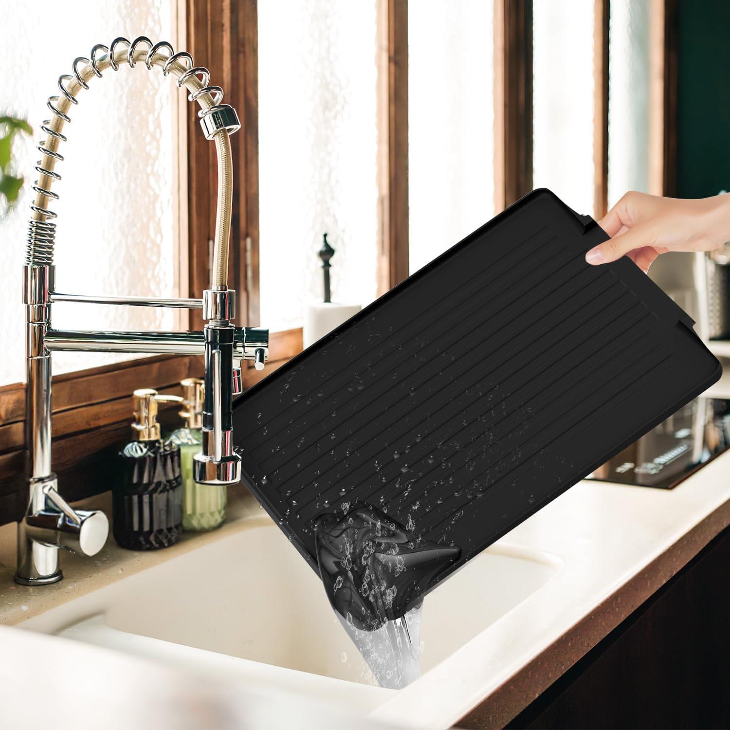 Estante Secador de Platos Buruis Acero Inoxidable 44.5x31.8cm