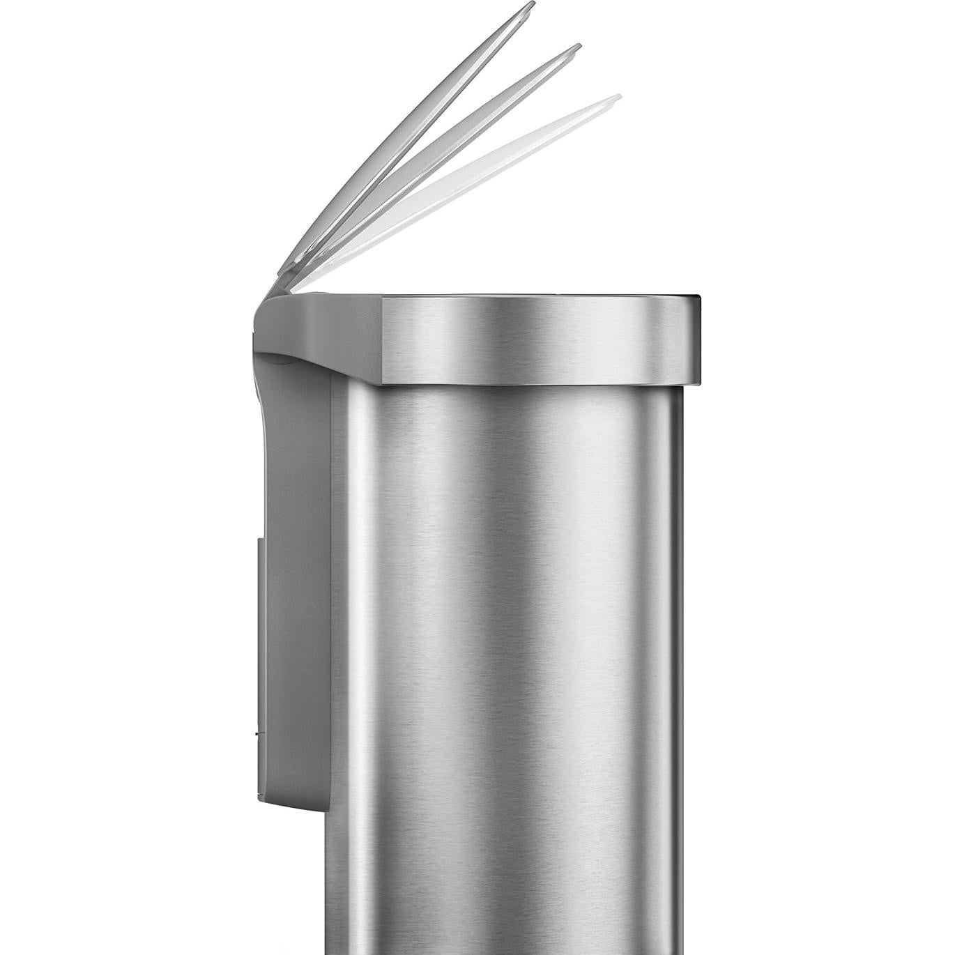 Papelera Automática Semirredonda 45L simplehuman Acero Inoxidable