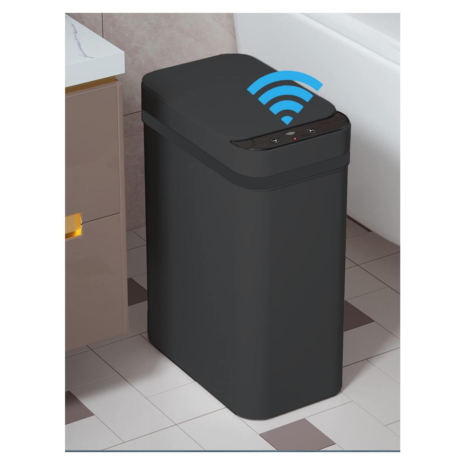 Basurero Inteligente Yatmung 9.5L Sin Contacto Negro