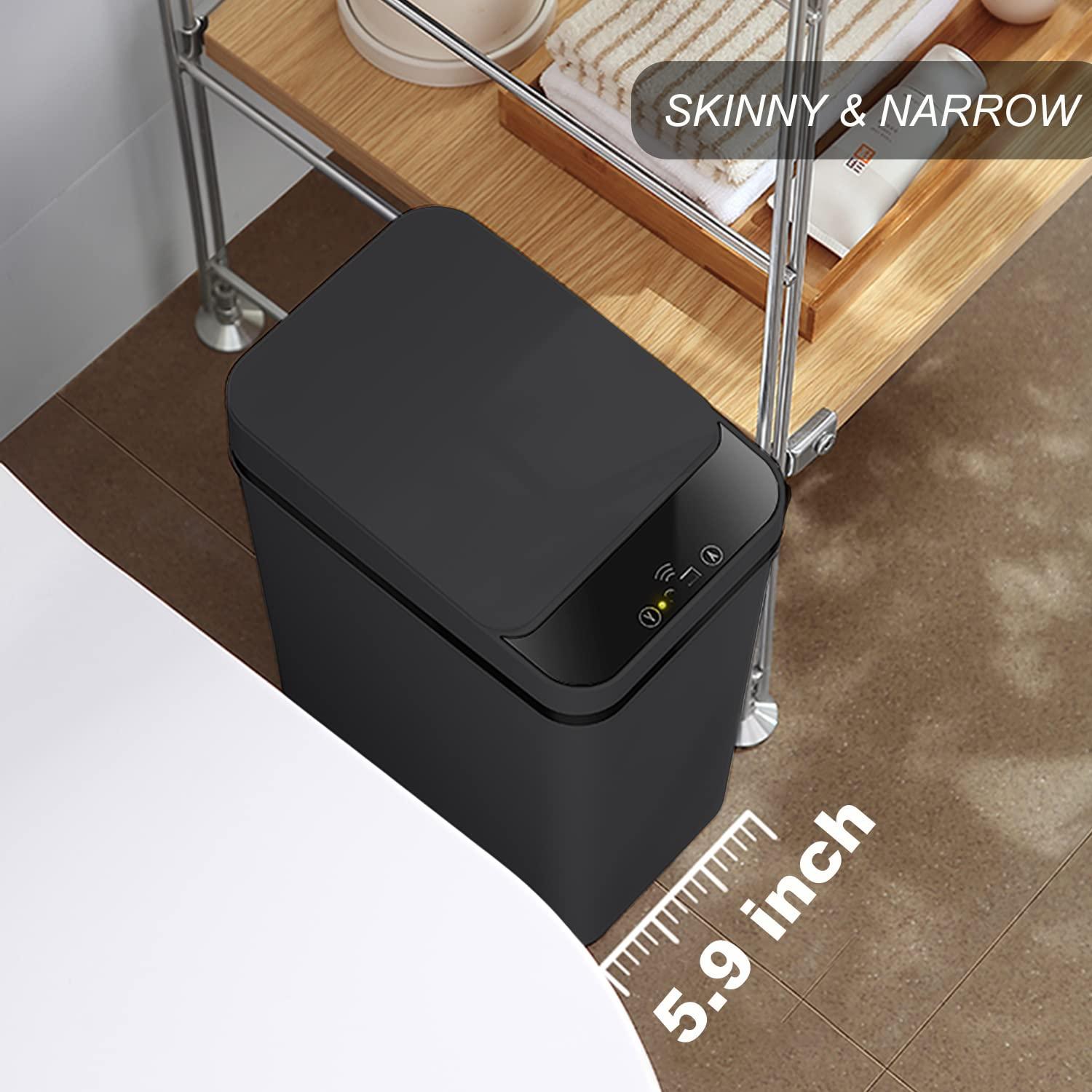 Basurero Inteligente Yatmung 9.5L Sin Contacto Negro