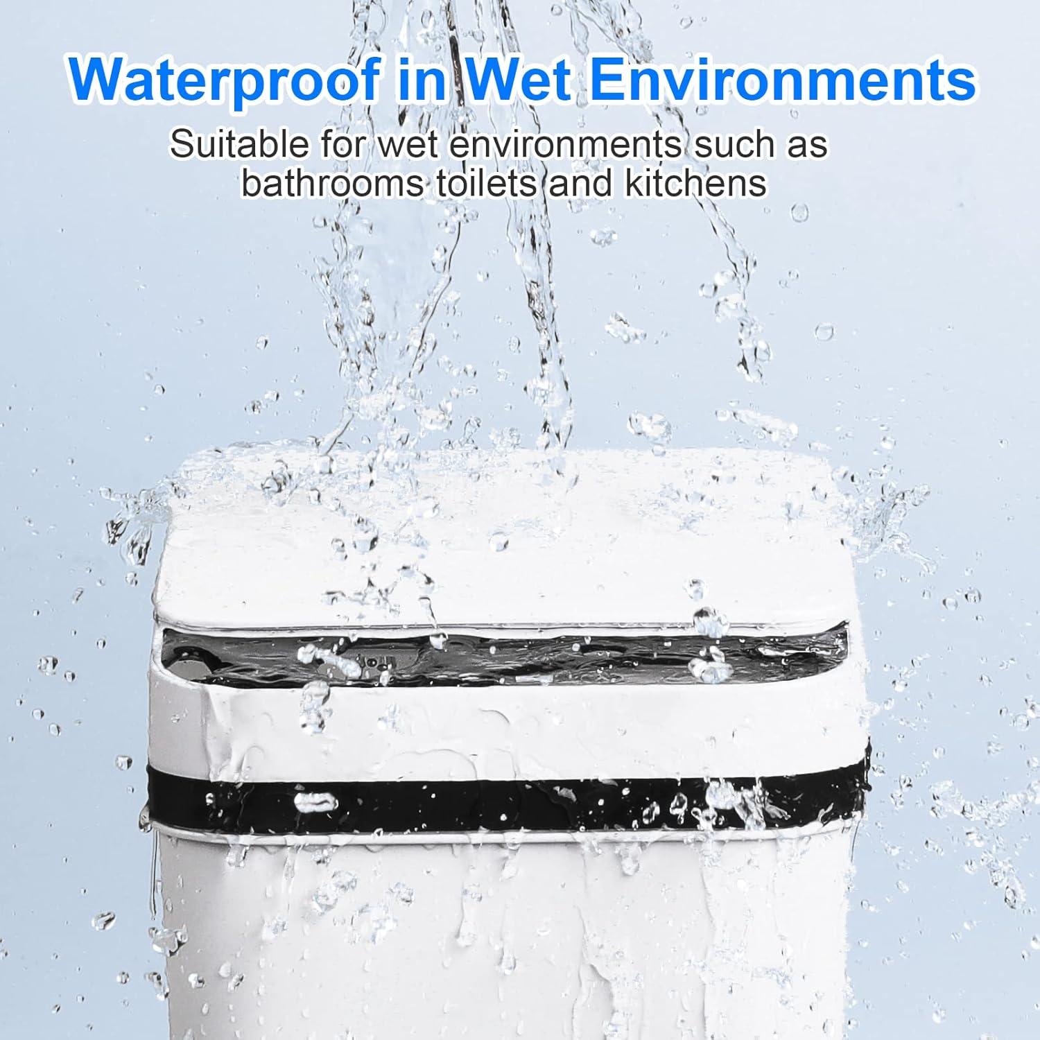 Cubo de Basura Inteligente Anborry 2.2 Galones Blanco - Paquete de 2