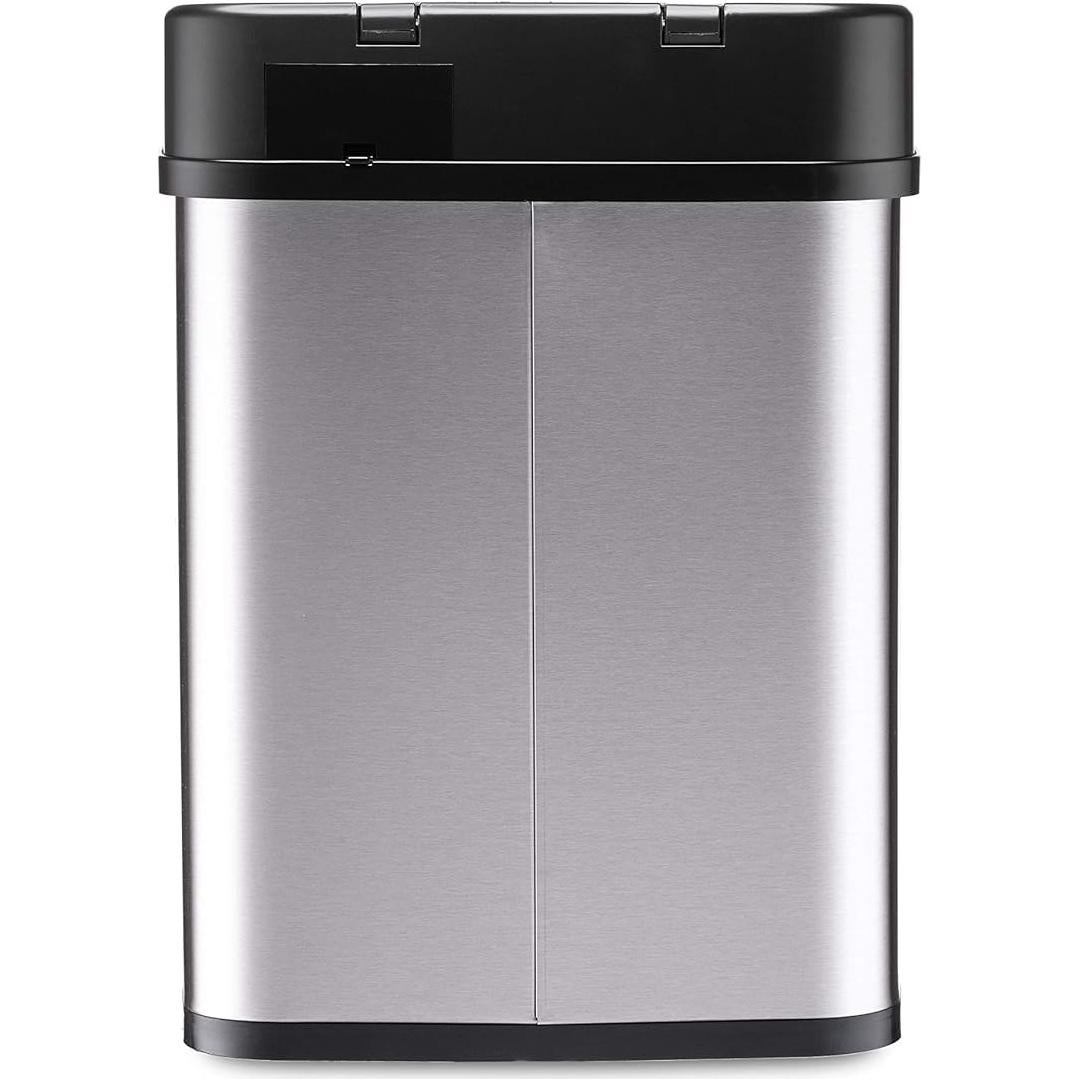 Basurero Automático Ninestars DZT-12-5 12L Inoxidable Negro