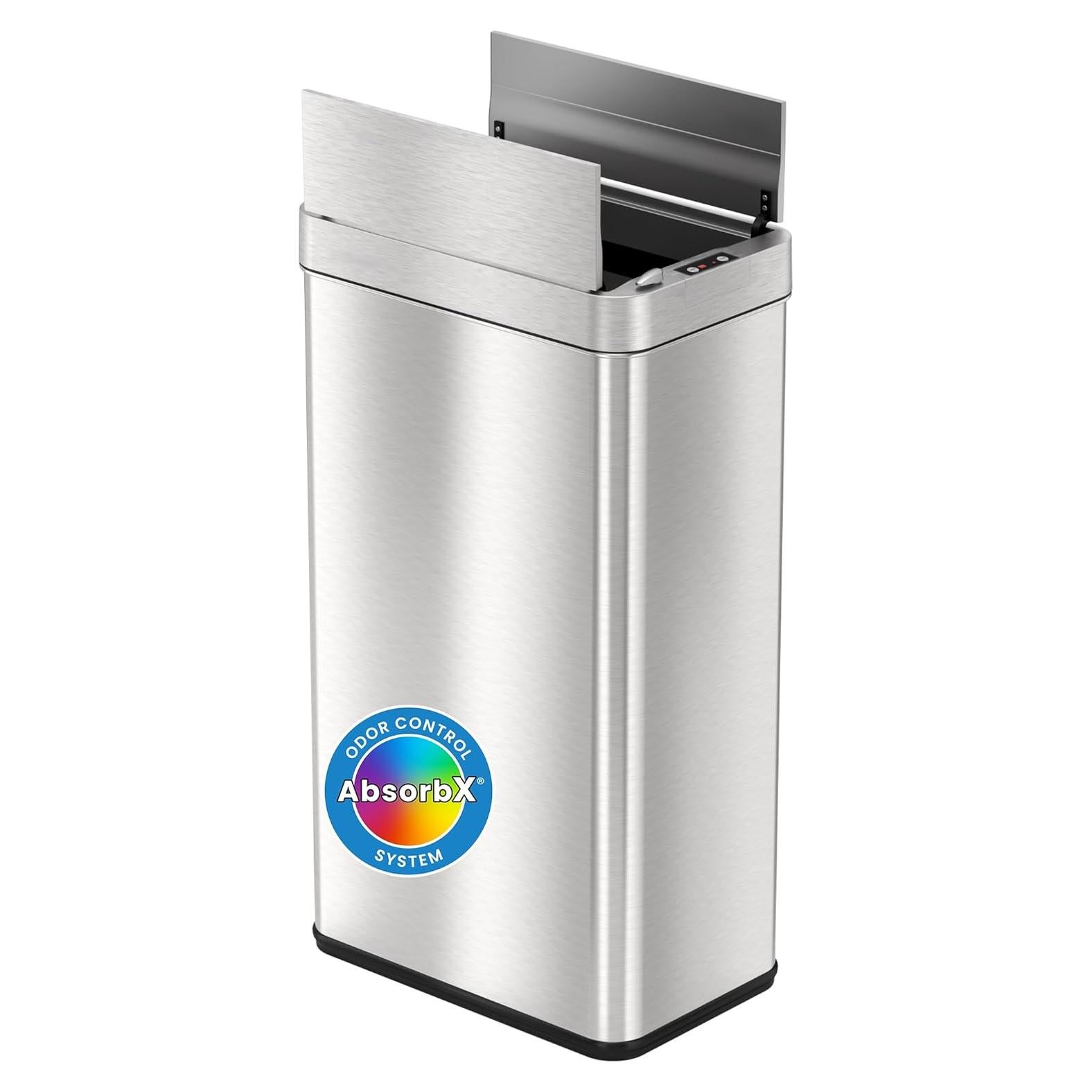 Cubo de Basura Automático iTouchless 68L con Filtro de Olores