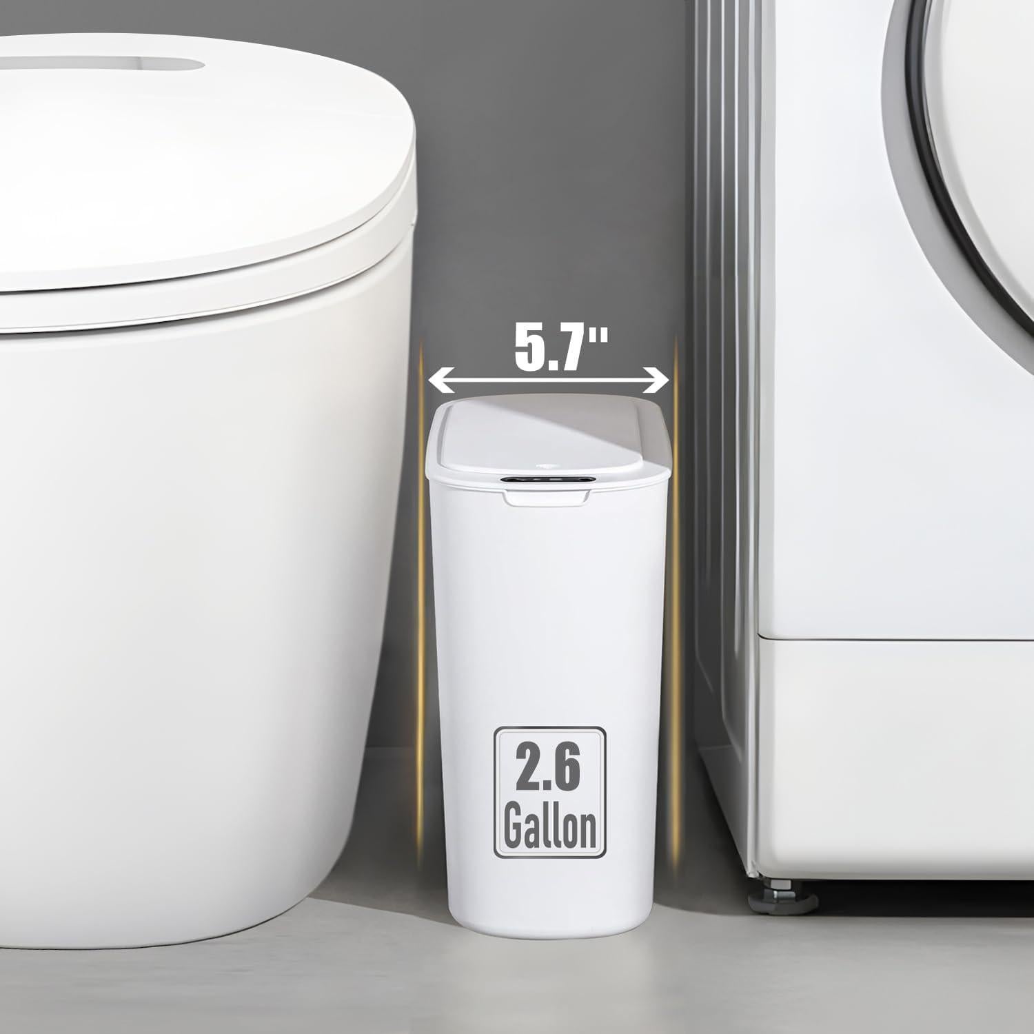 Cubo de Basura Inteligente TIPGO 9.84L Blanco Sin Contacto