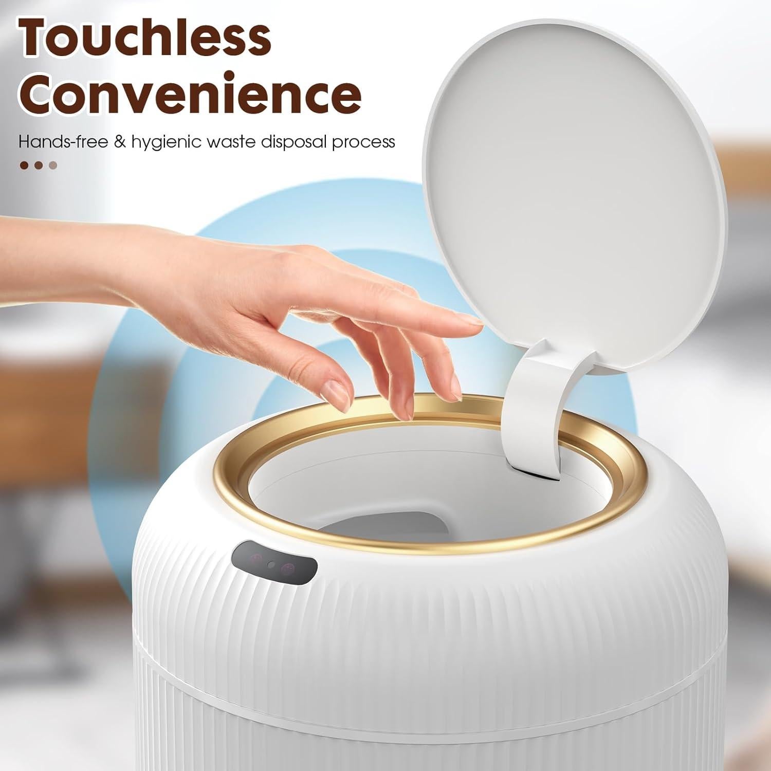 Bote de Basura Automático Procade 3 Galones Blanco con Sensor