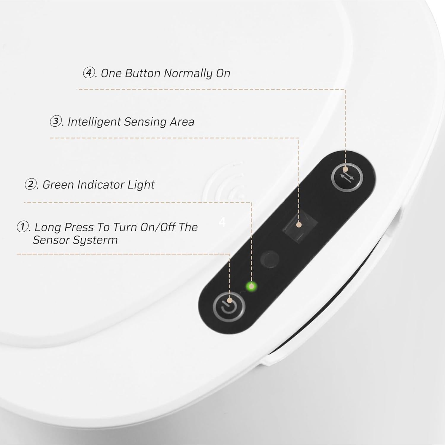 Basurero Automático FRESHLIX 6 Galones con Sensor de Movimiento