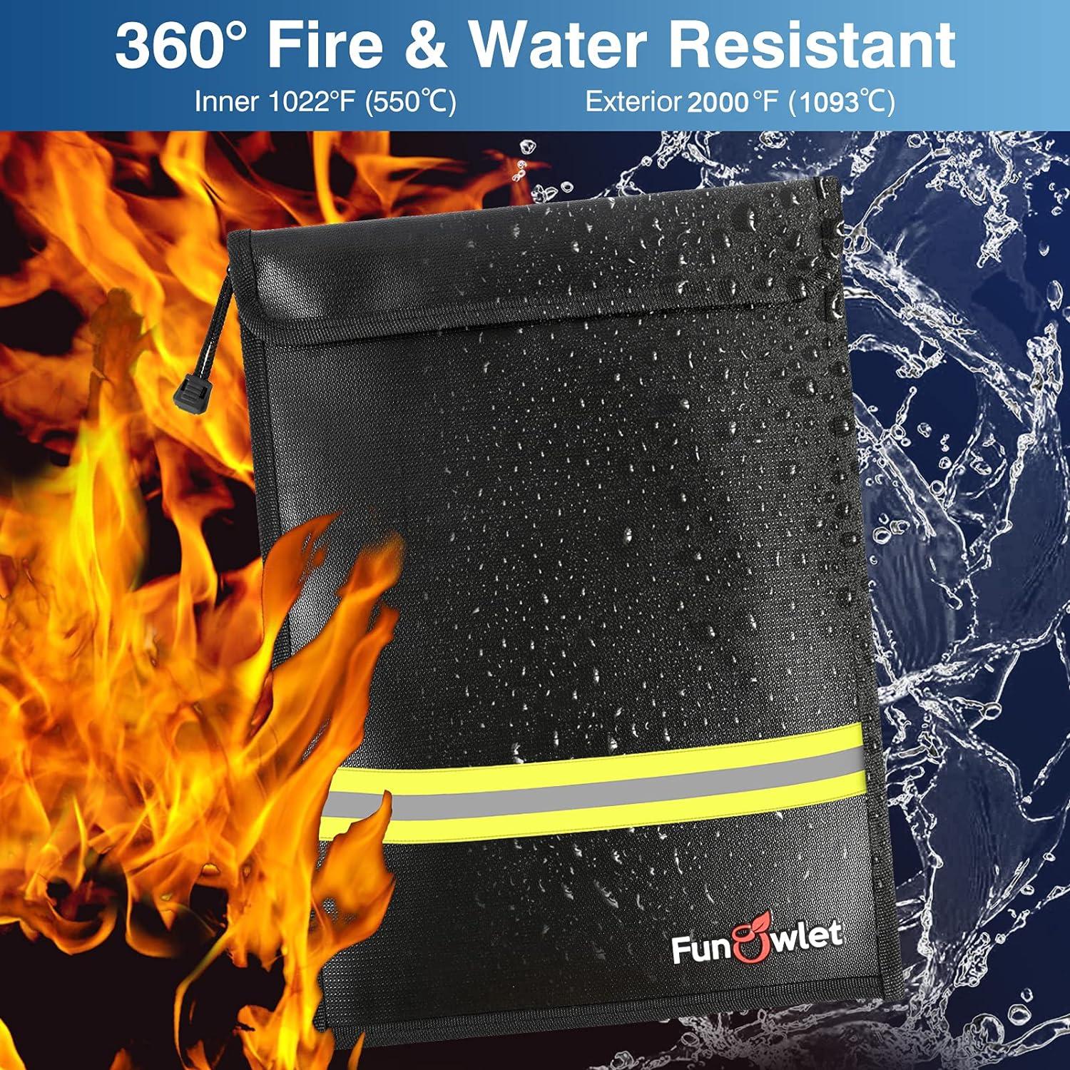 Bolsa de Documentos FunOwlet a Prueba de Fuego y Agua
