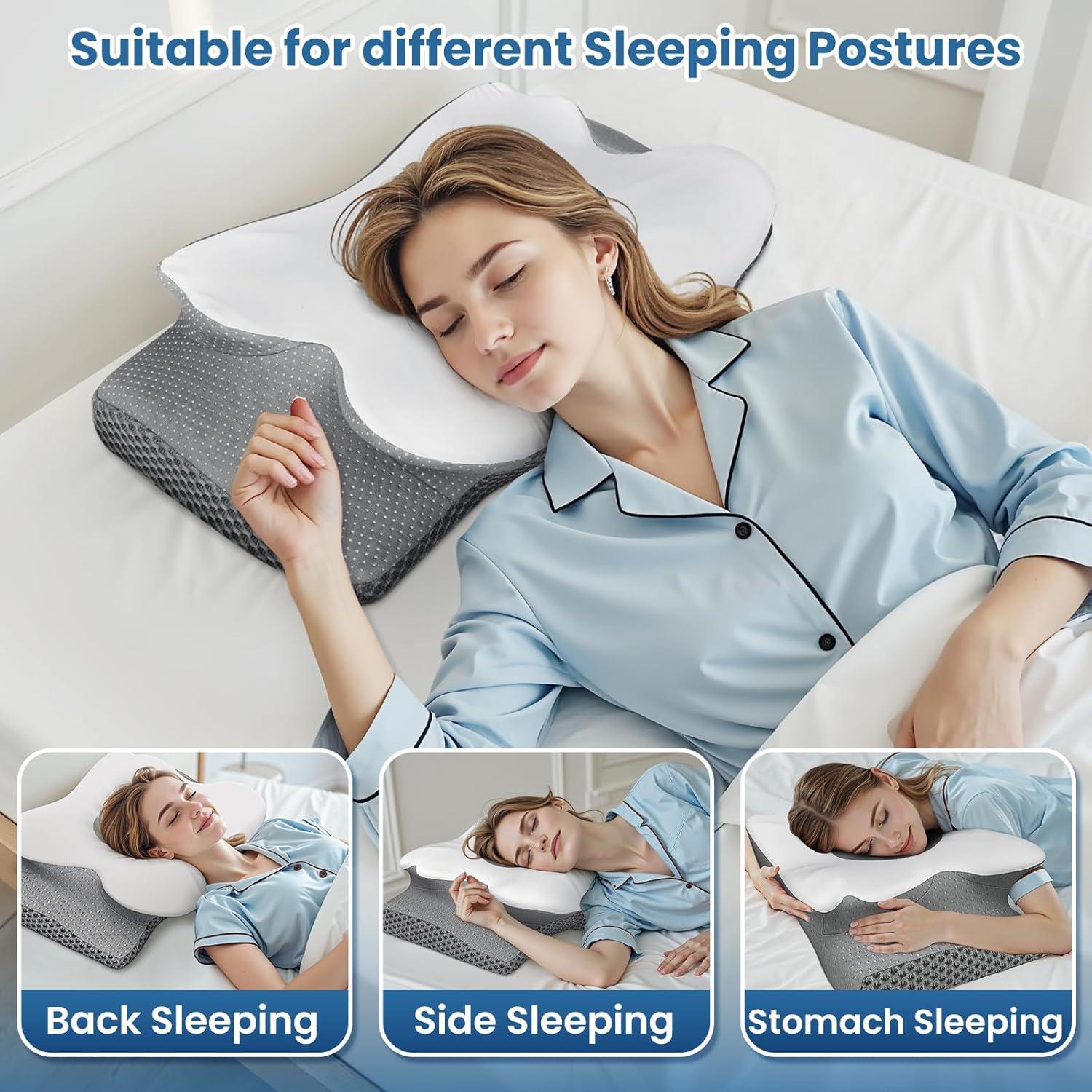 Almohada Cervical Ergonómica TranquilZone Reina Espuma Viscoelástica