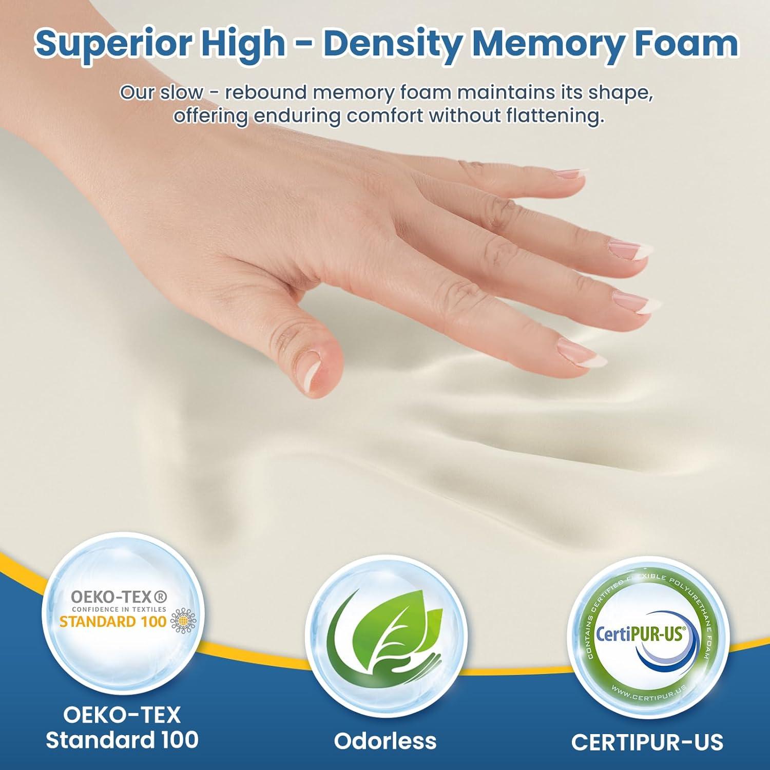 Almohada Cervical Ergonómica TranquilZone Reina Espuma Viscoelástica