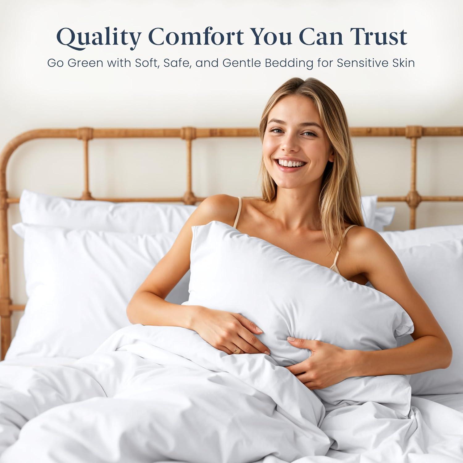 Juego de Sábanas de Viscosa de Bambú Ella Jayne Queen 4 Piezas