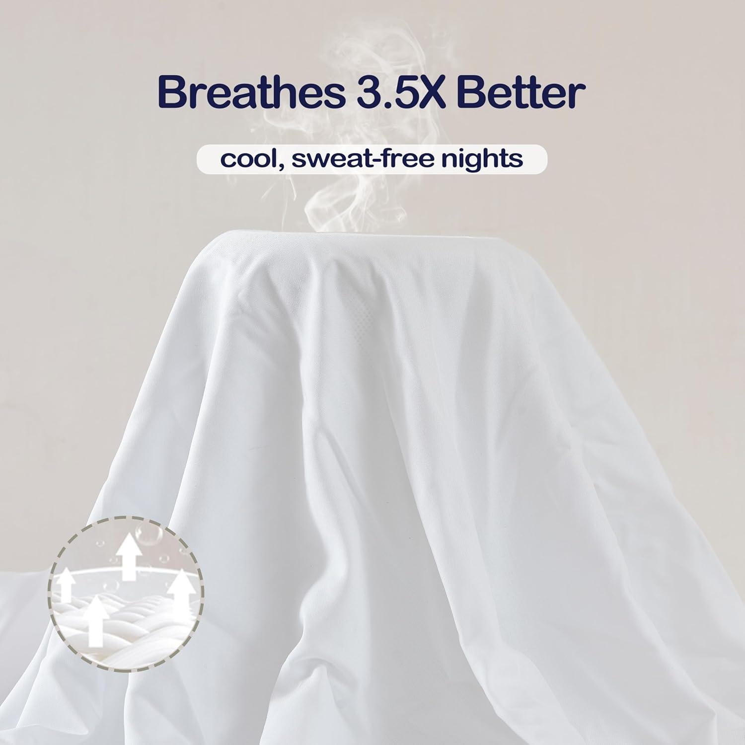 Juego de Sábanas Queen Tensoboo 100% Viscosa de Bambú 4 Piezas