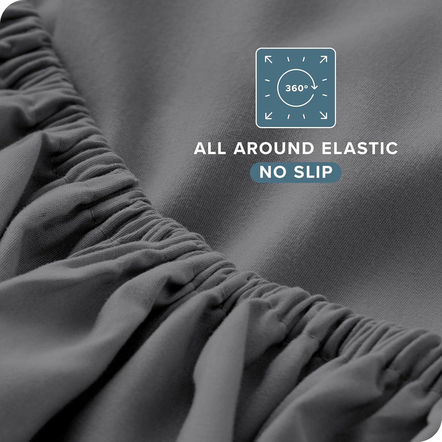 Juego de Sábanas Queen Bare Home Microfibra Ultra Suave 4 Piezas