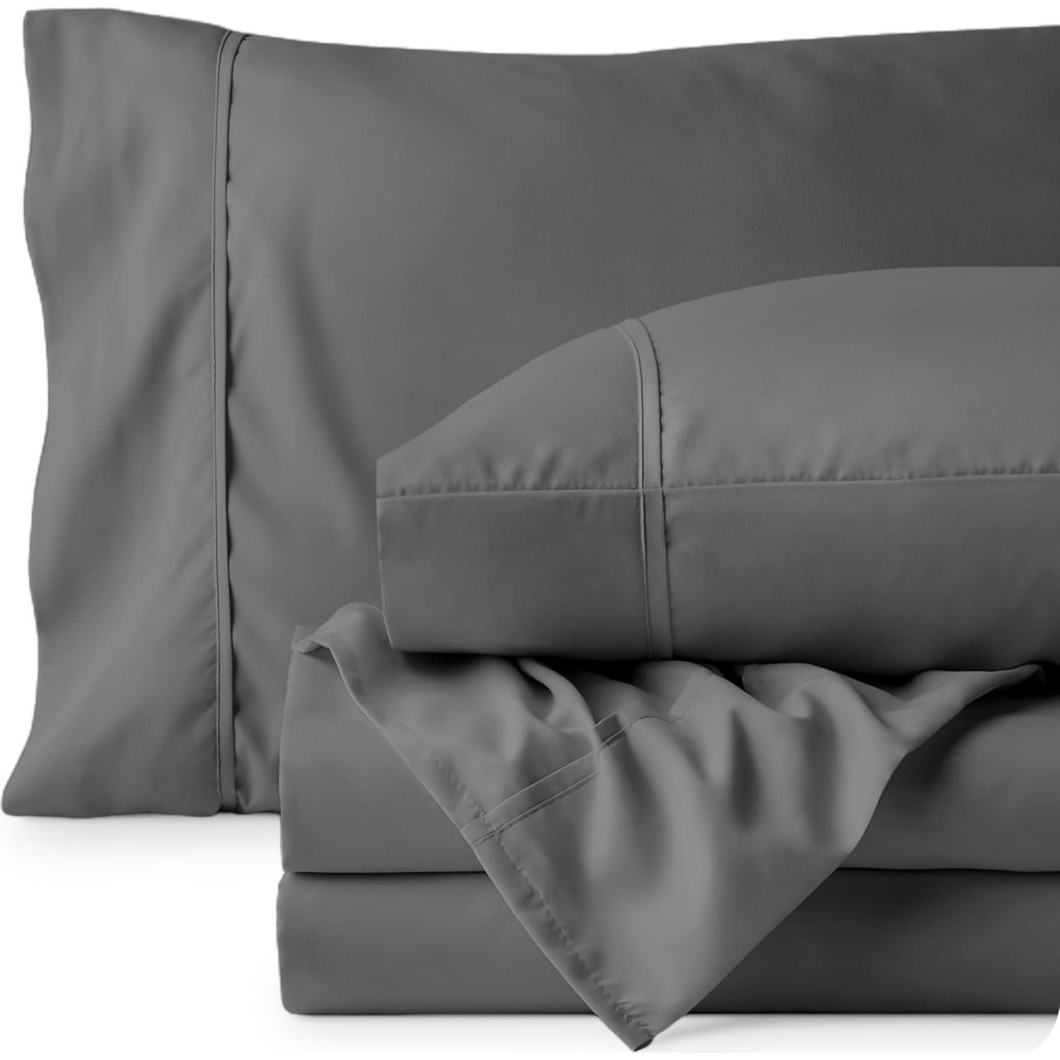 Juego de Sábanas Queen Bare Home Microfibra Ultra Suave 4 Piezas