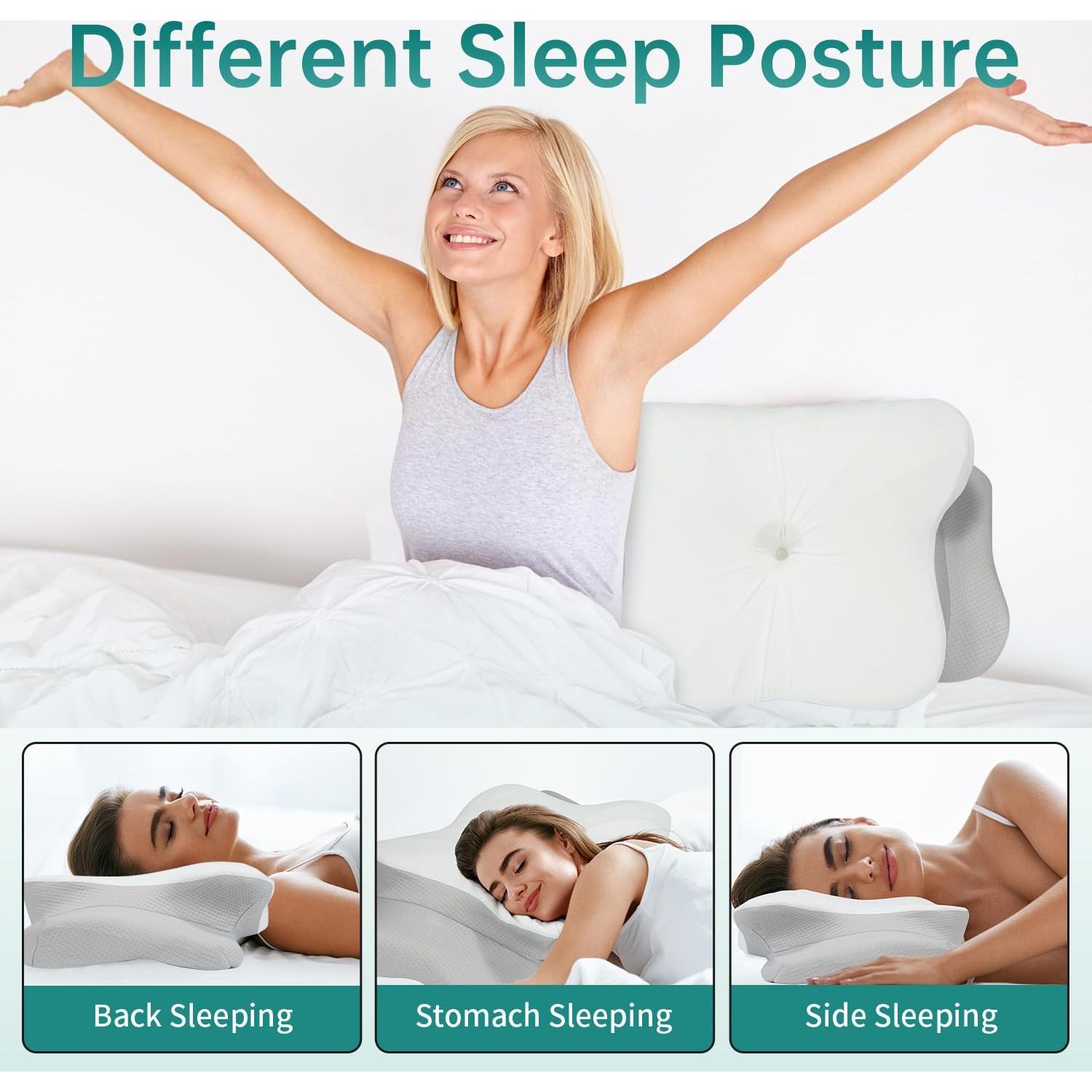 Almohada Cervical DreemCore Ergonómica con Espuma de Memoria