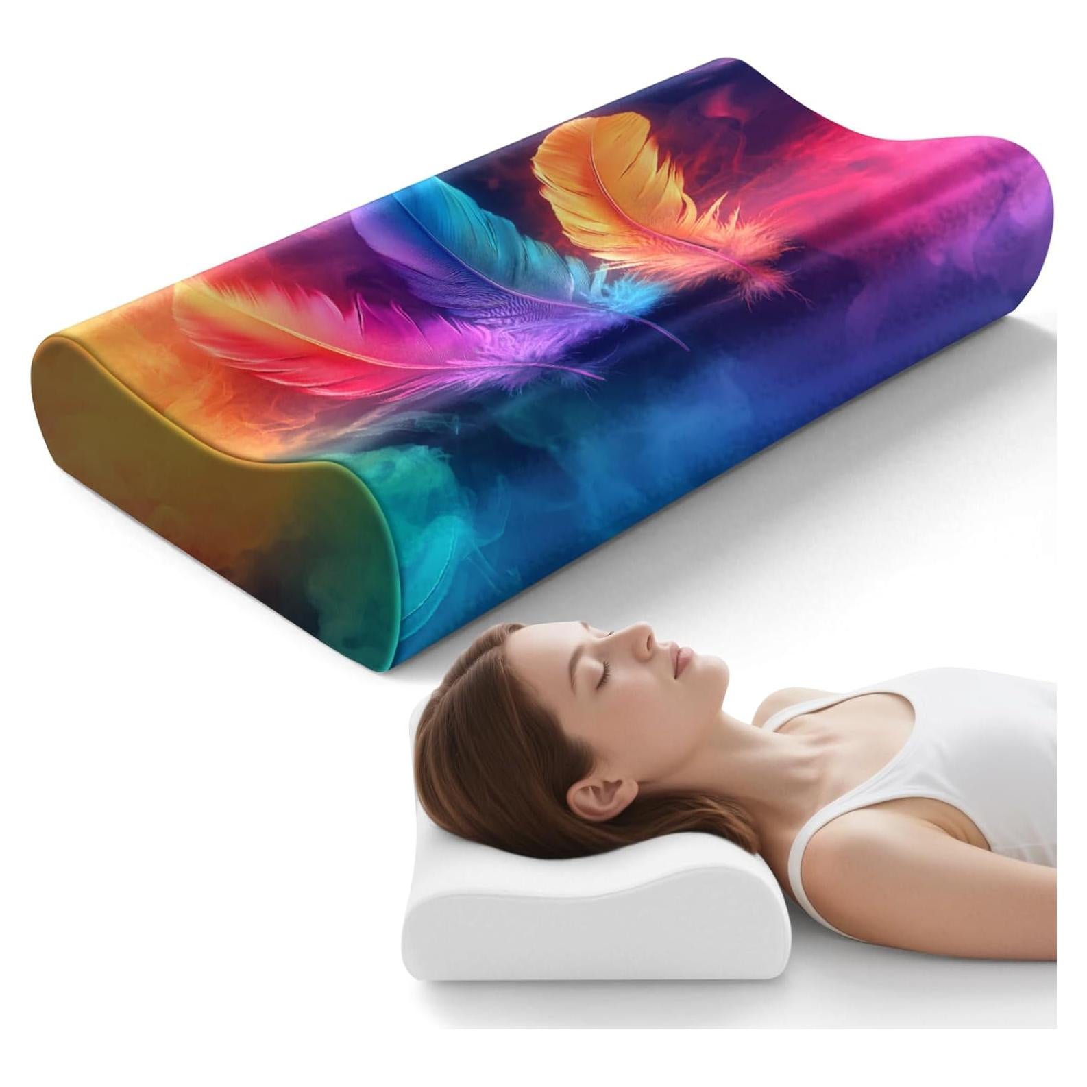 Almohada Cervical Quelindra Espuma Viscoelástica Ajustable 35x25cm
