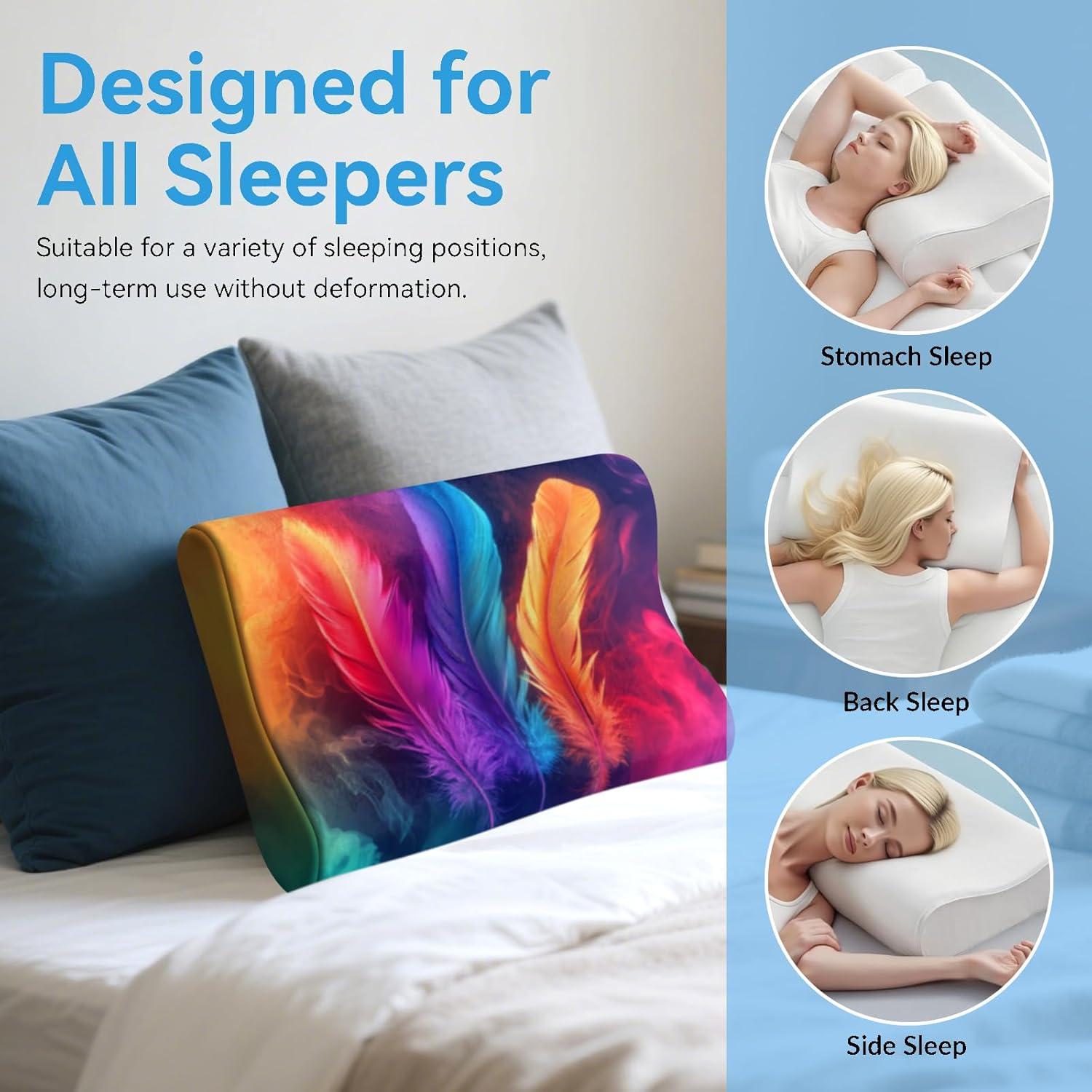 Almohada Cervical Quelindra Espuma Viscoelástica Ajustable 35x25cm