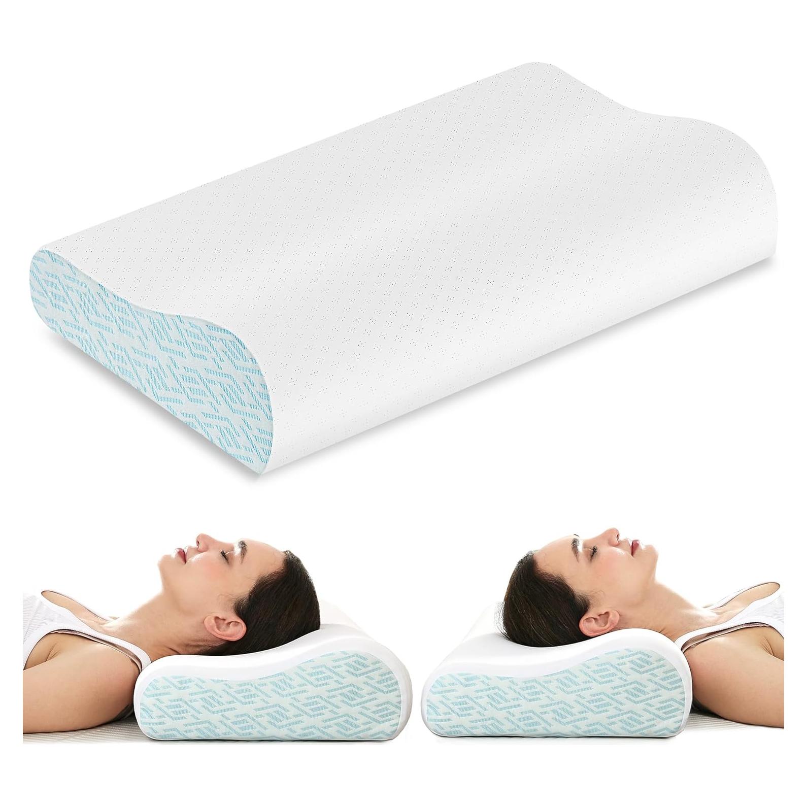 Almohada Ergonómica Joynox de Espuma Viscoelástica 61x35 cm