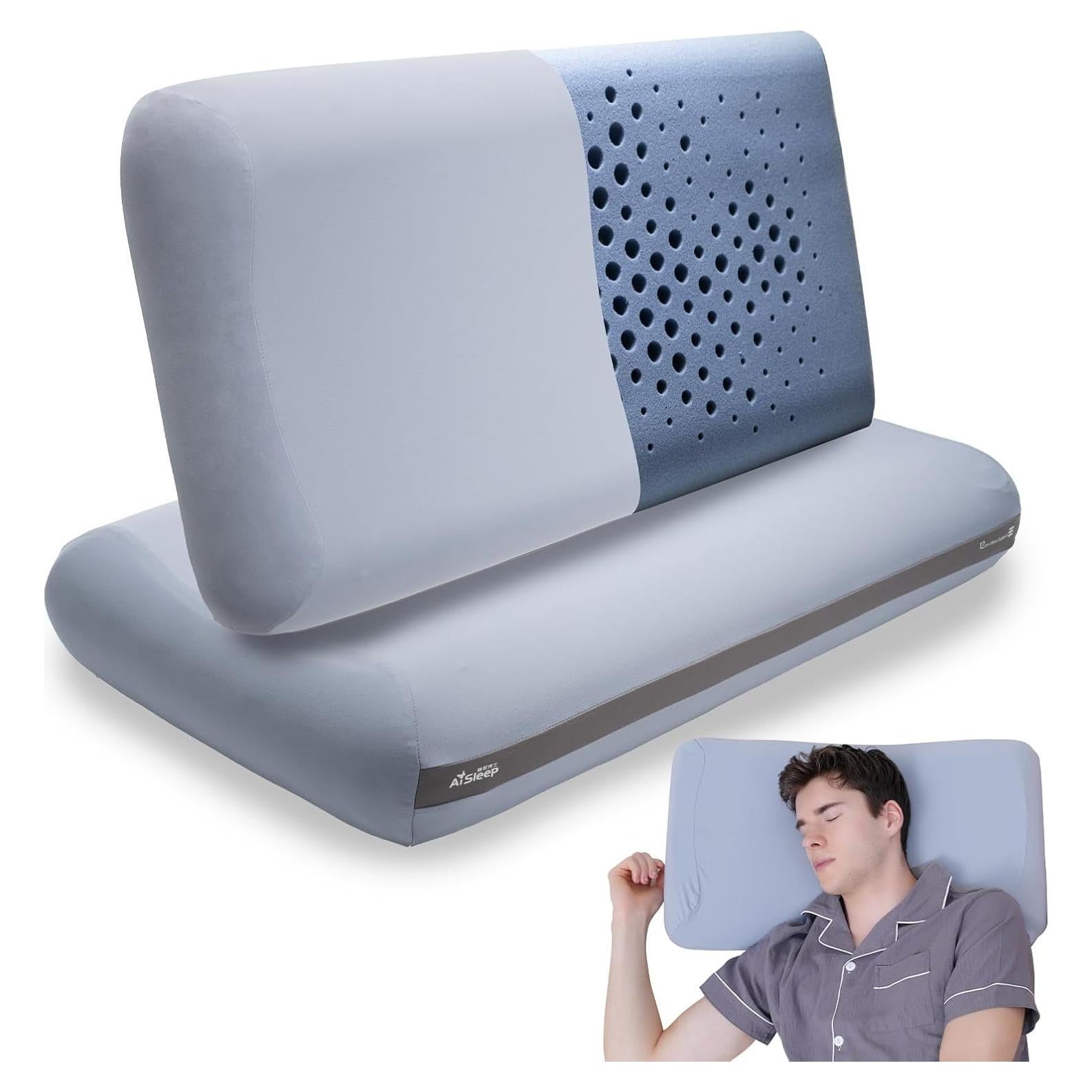 Almohada Ergonómica AISLEEP de Espuma Viscoelástica 70x40 cm