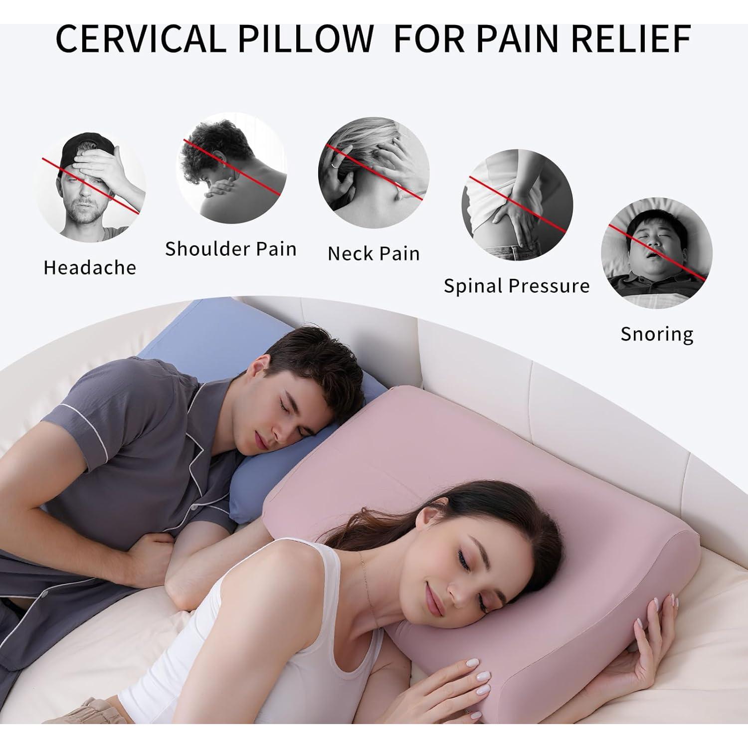 Almohada Ergonómica AISLEEP de Espuma Viscoelástica 70x40 cm