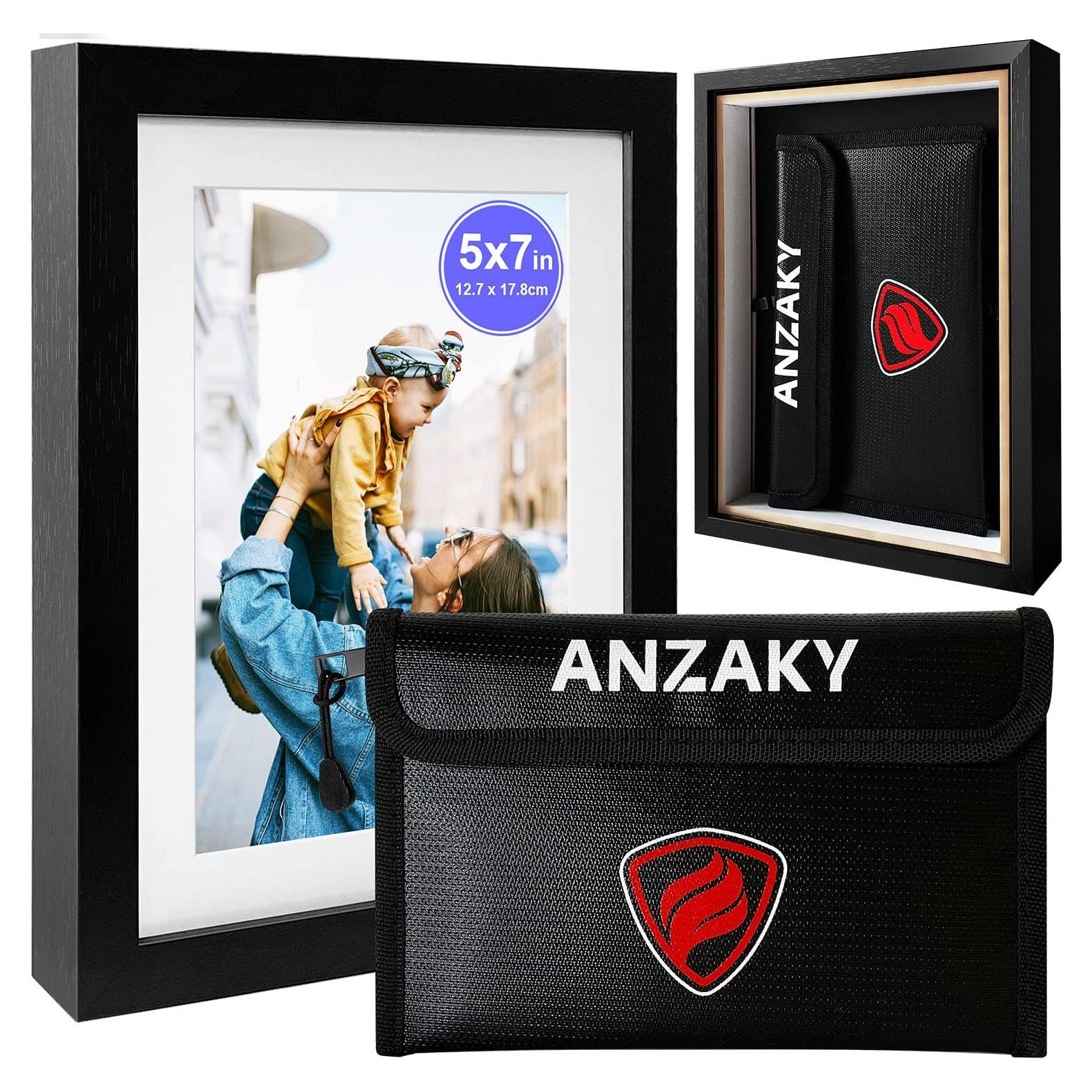 Marco de Foto Seguro ANZAKY 12.7x17.8cm con Compartimento Oculto