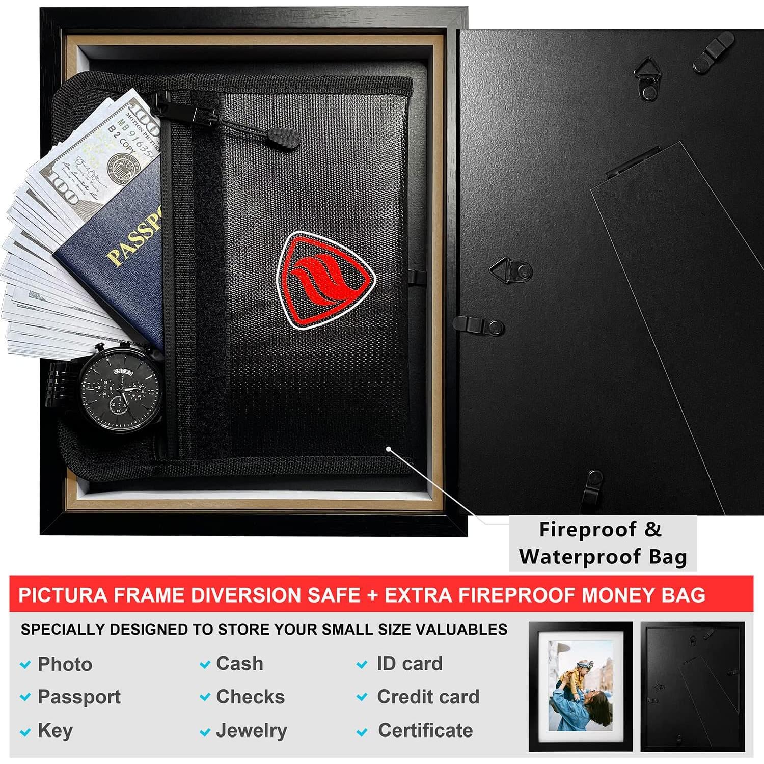 Marco de Foto Seguro ANZAKY 12.7x17.8cm con Compartimento Oculto