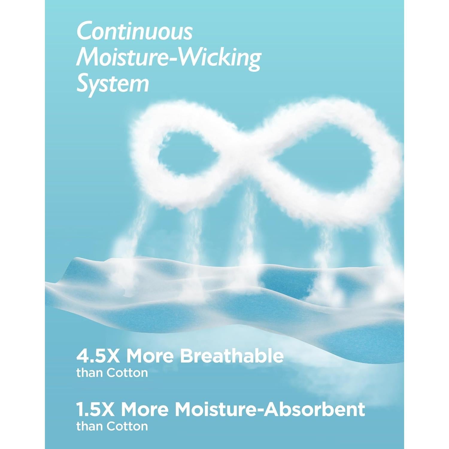 Juego de Sábanas Refrigerantes Queen Breescape Gris Brumoso