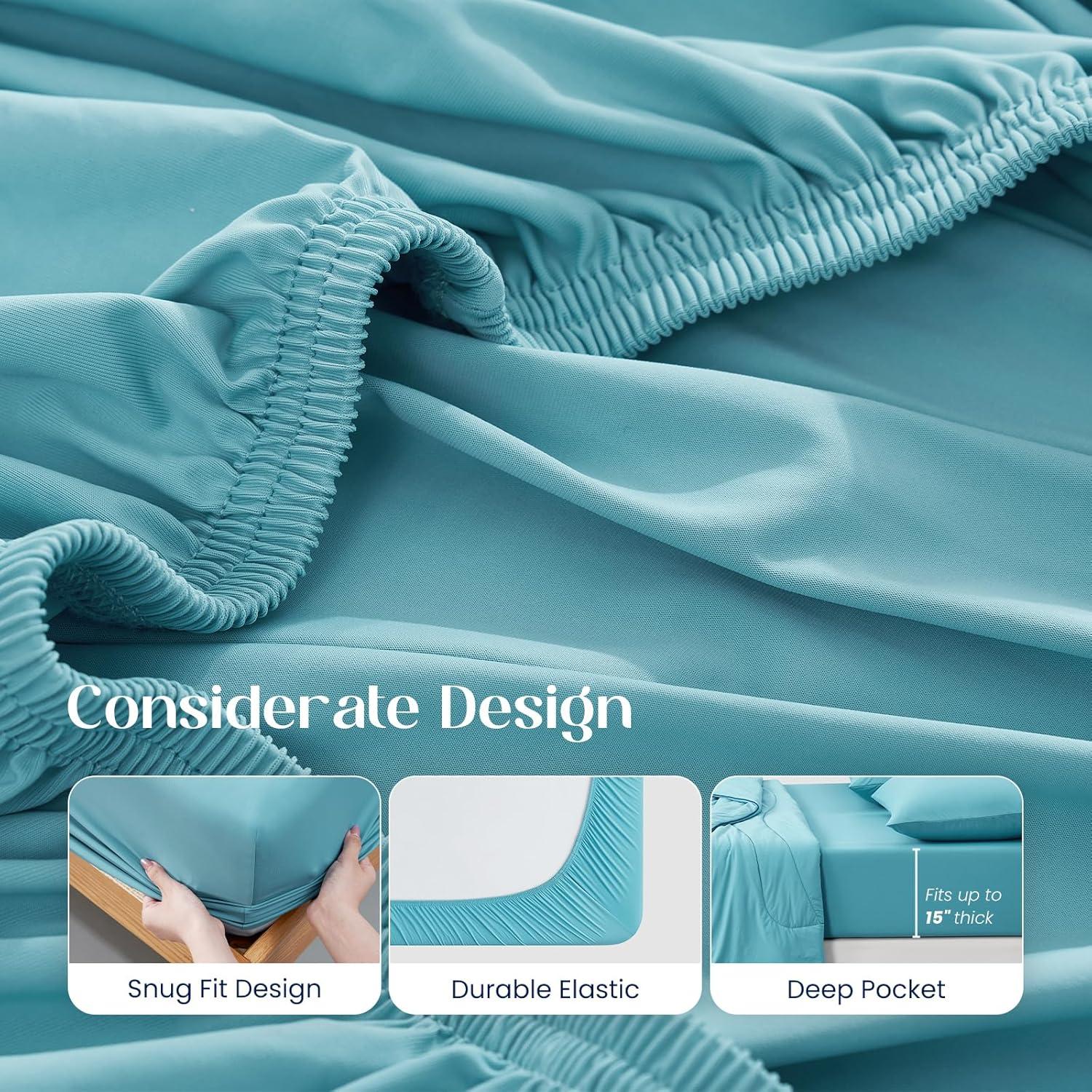 Juego de Sábanas Queen Dream Valley Ajustable Fresca 3 PZS