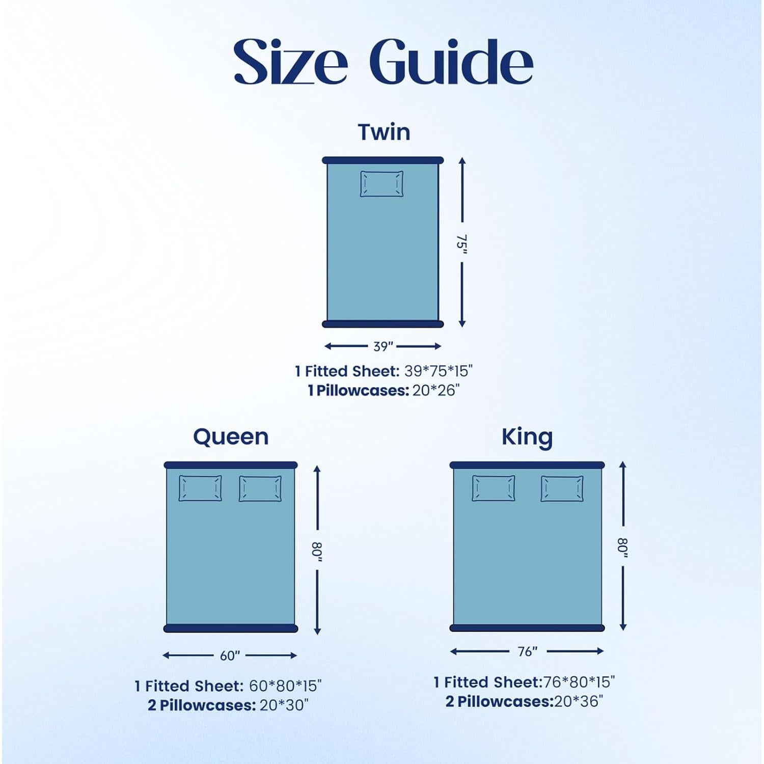 Juego de Sábanas Queen Dream Valley Ajustable Fresca 3 PZS