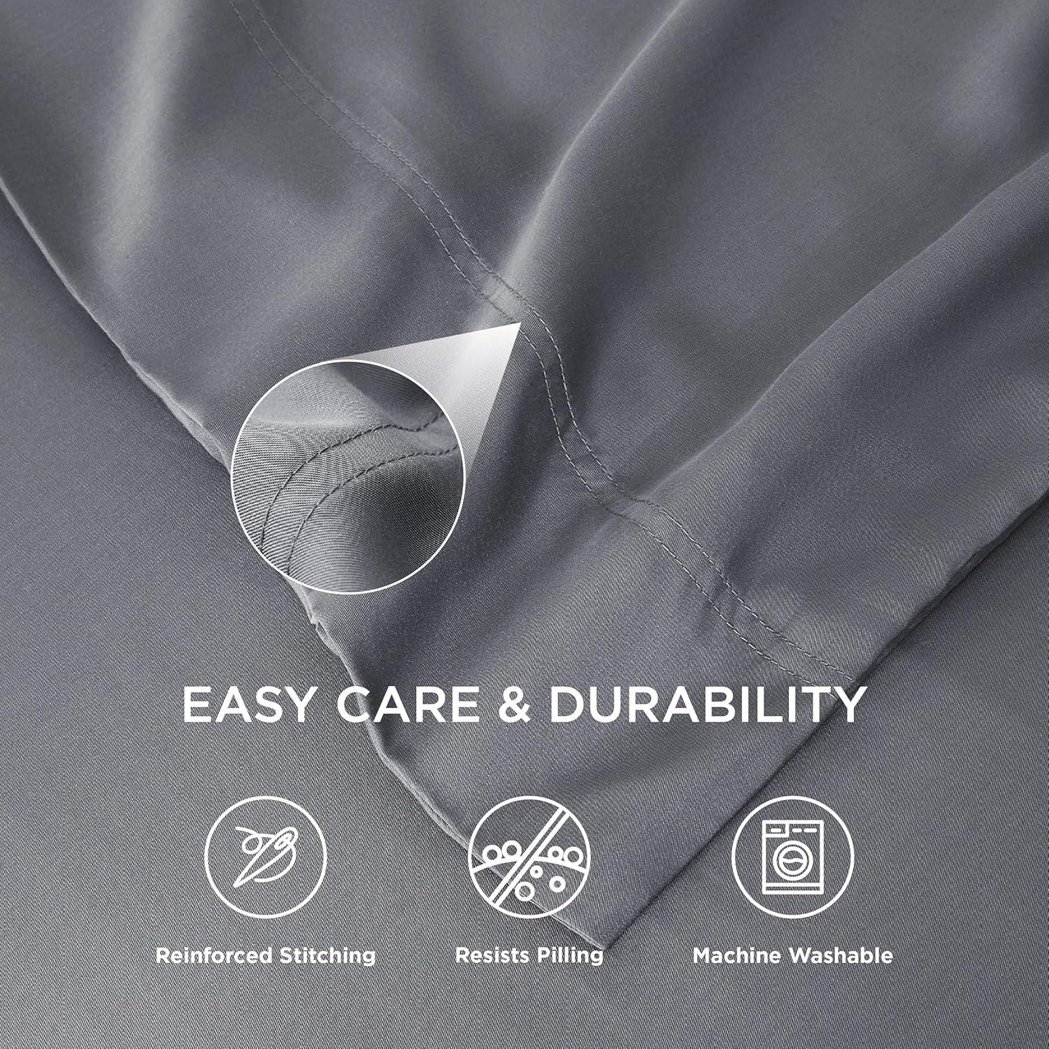 Juego de 2 Fundas de Almohada Refrigerantes Bedsure Queen Gris