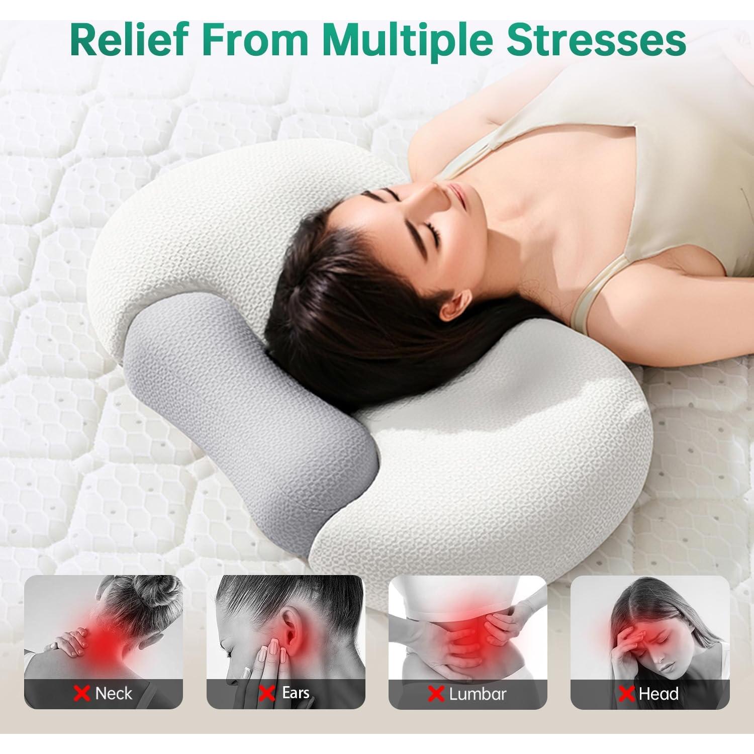 Almohada Ergonómica MOONYOOY m01 de Espuma con Memoria 59x36cm