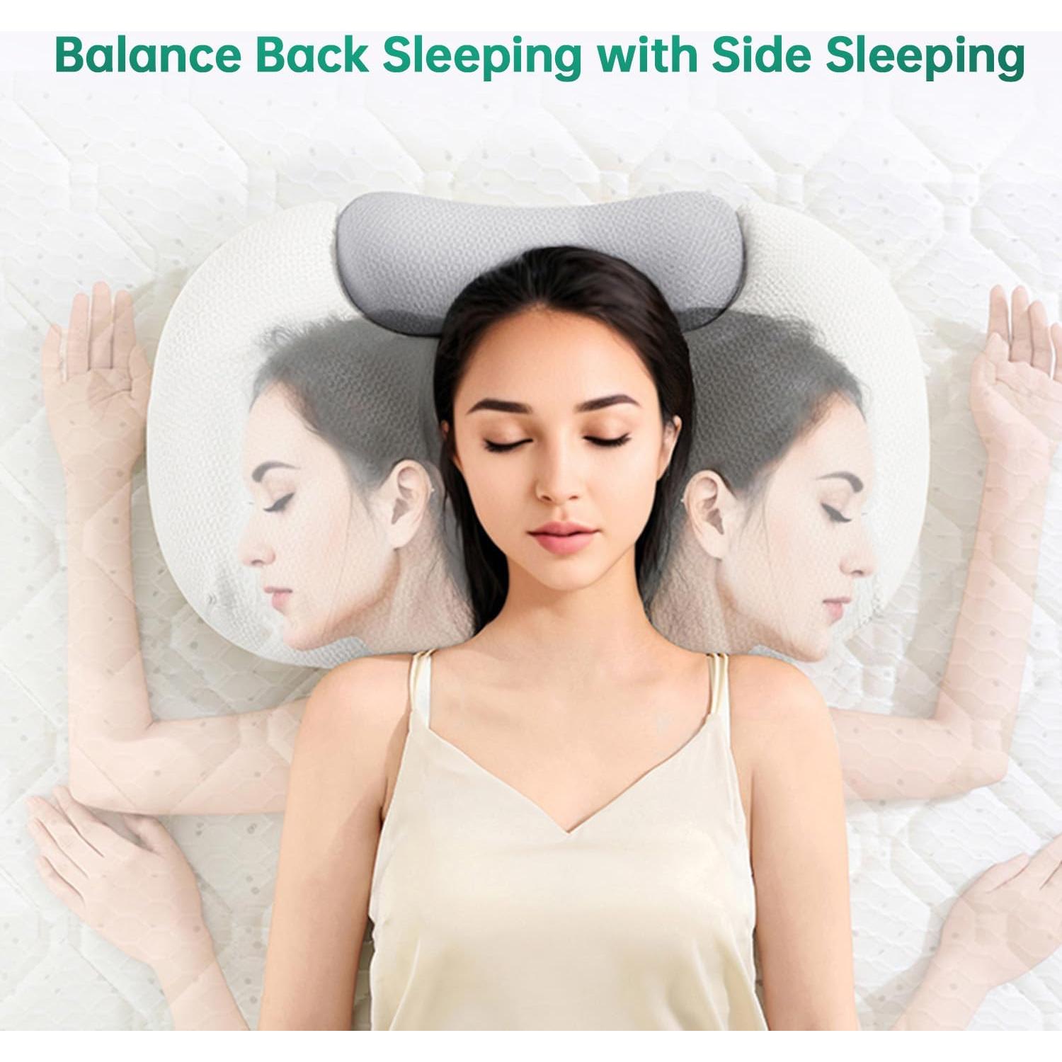 Almohada Ergonómica MOONYOOY m01 de Espuma con Memoria 59x36cm