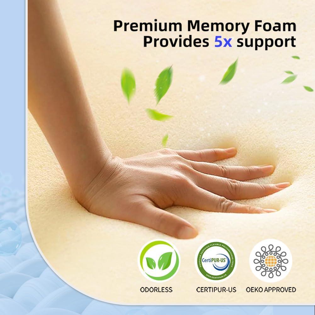 Almohada Cervical Ergonómica PARTNERJOY 2 en 1 Espuma Memoria