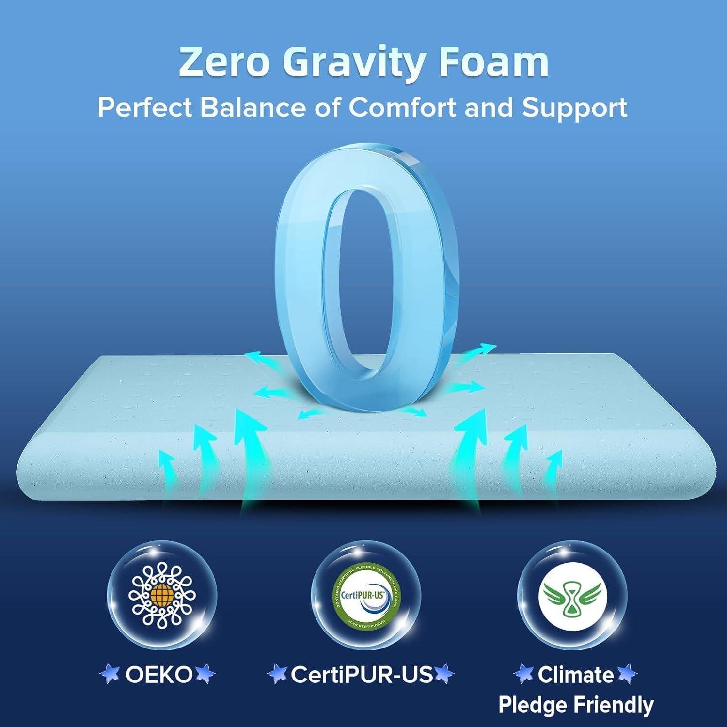 Almohada Plana Ultra Fina SUPA MODERN 5.7 cm Espuma Viscoelástica