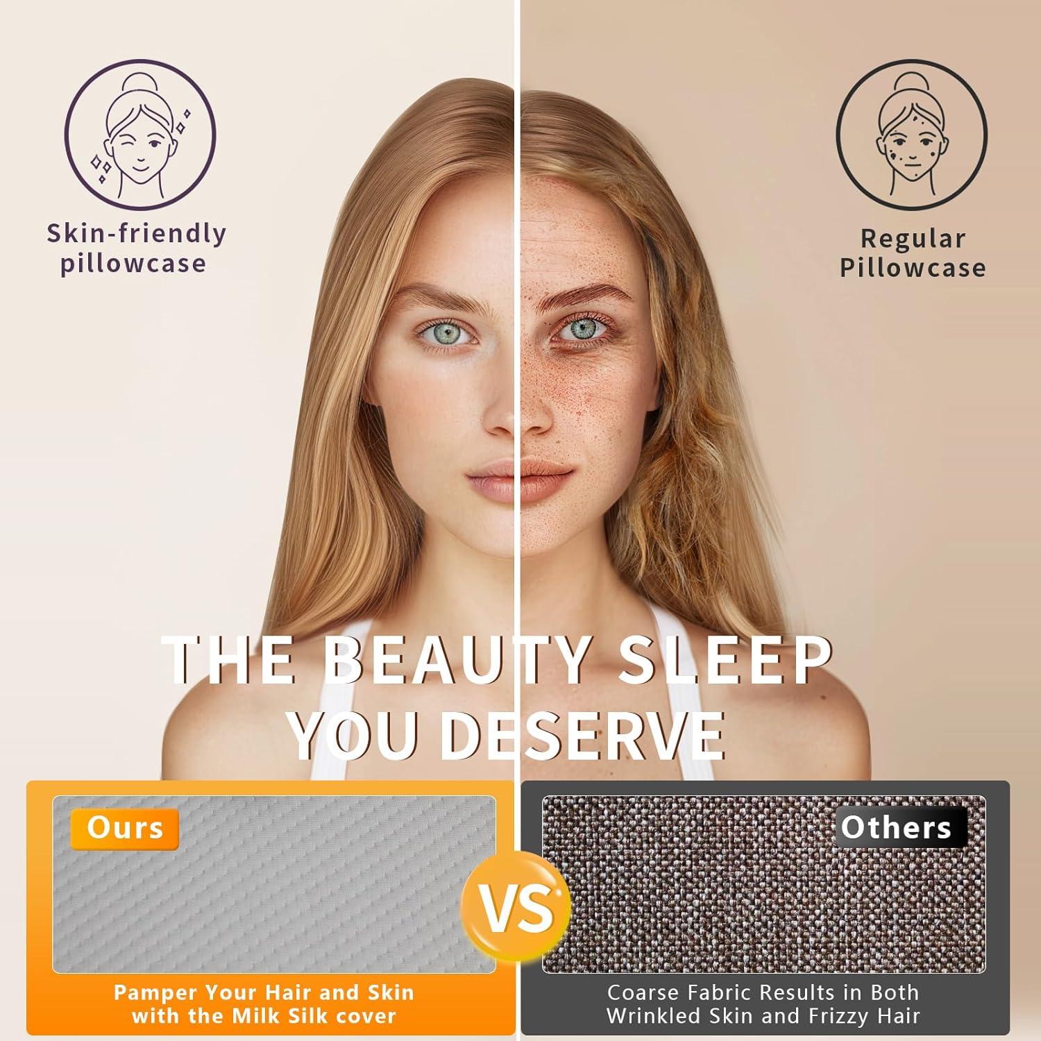 Almohada Cervical Ergonómica Monoledis Espuma Viscoelástica