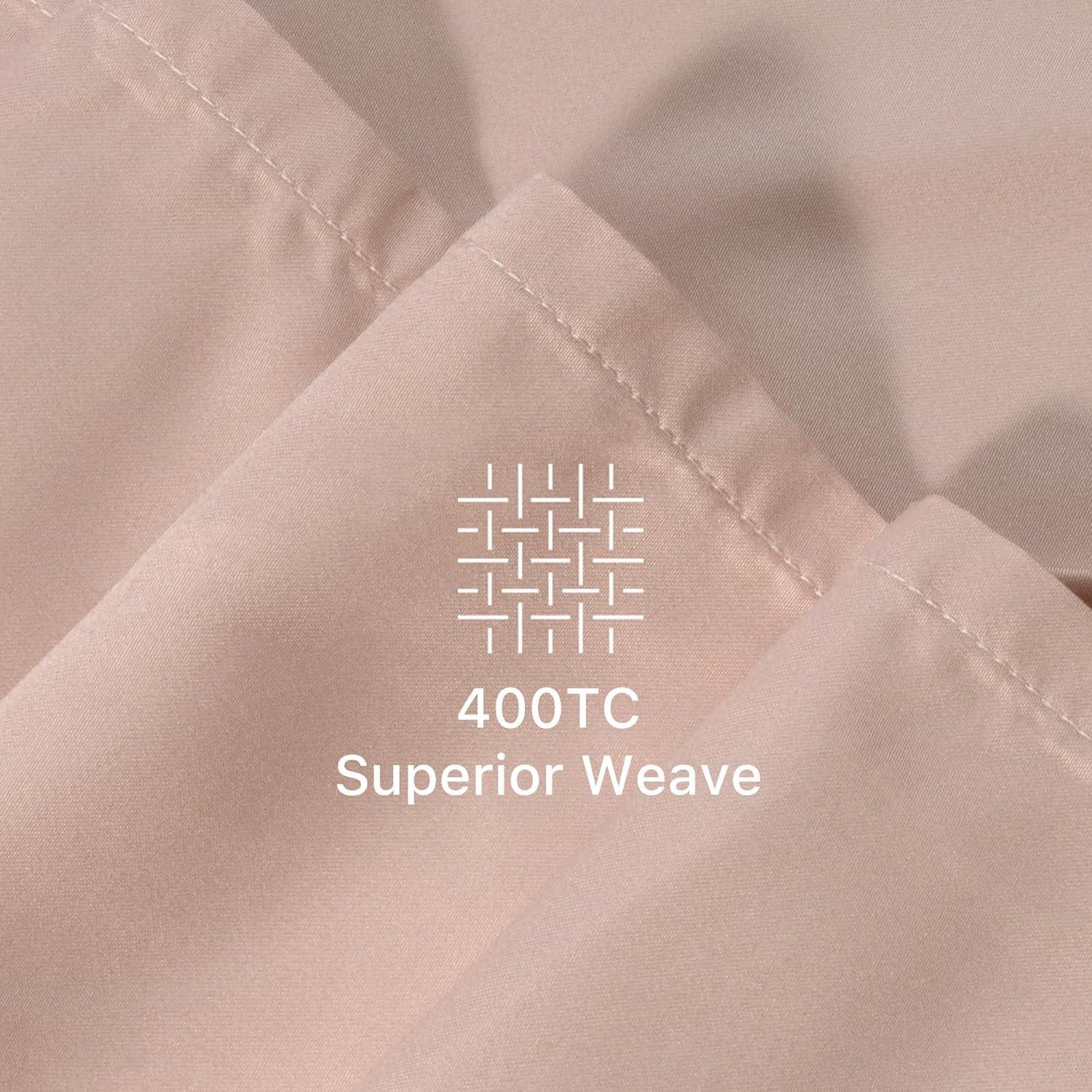 Juego de Sábanas Queen NATUREFIELD 4 Piezas Seda Bambú