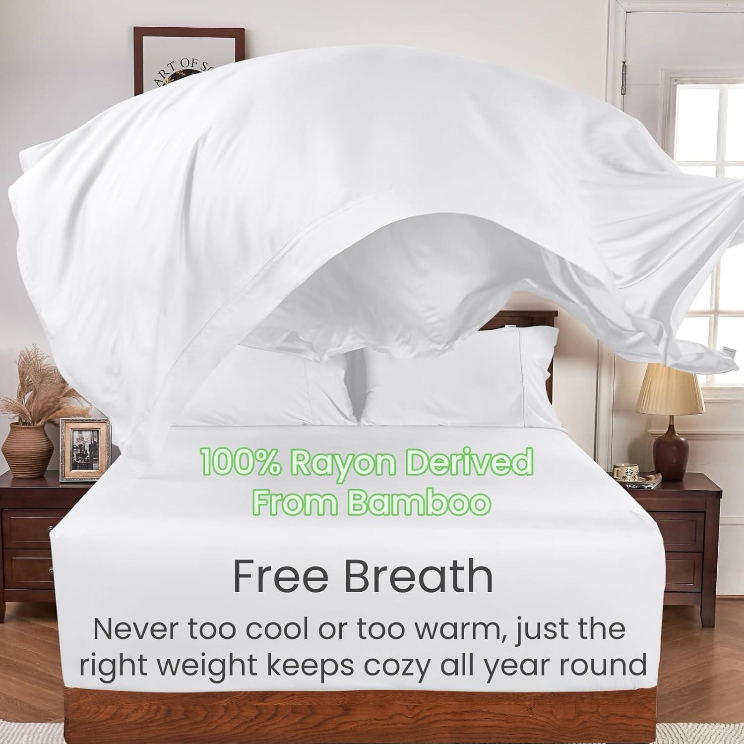 Sábana Ajustable Reina GOKOTTA 100% Rayón Bambú 300 Hilos