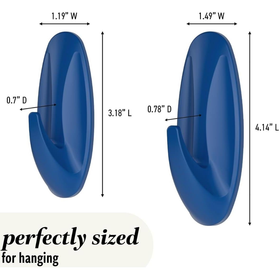 Ganchos Diseñadores Command Congelación Ártica - 10 Ganchos