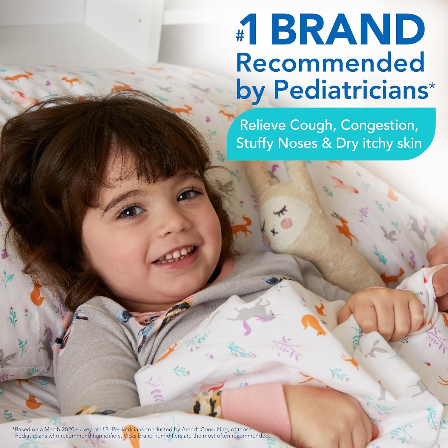 Humidificador Vicks 3-en-1 SleepyTime con Difusor y Luz Nocturna