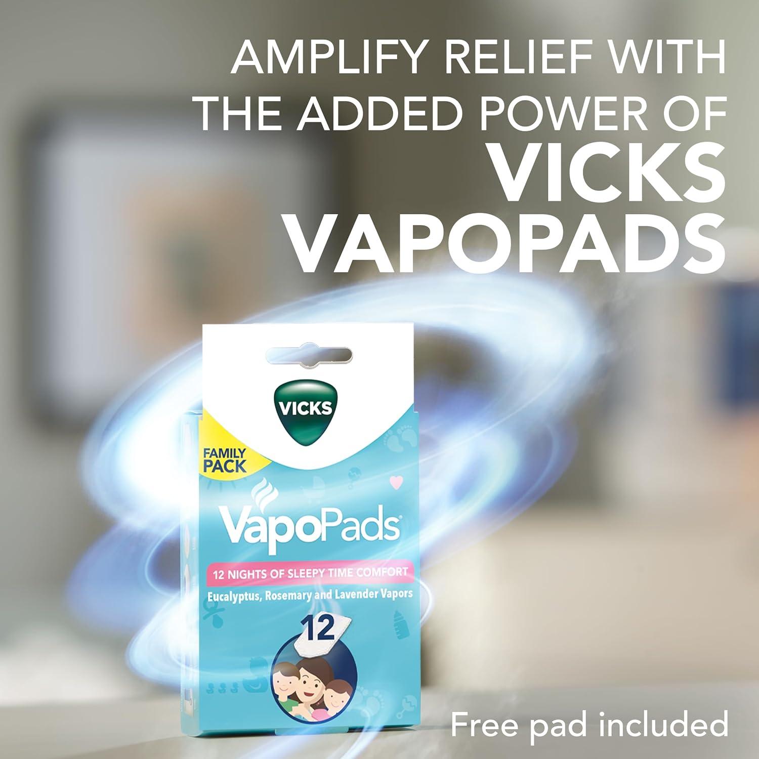 Humidificador Vicks 3-en-1 SleepyTime con Difusor y Luz Nocturna