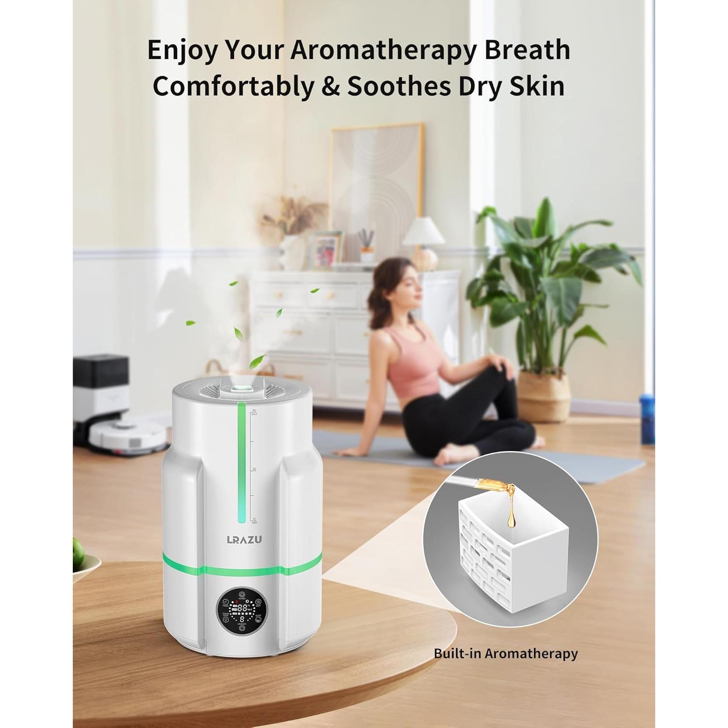 Humidificador Ultrasonico LRAZU HQ-JS2501 6L Control Remoto