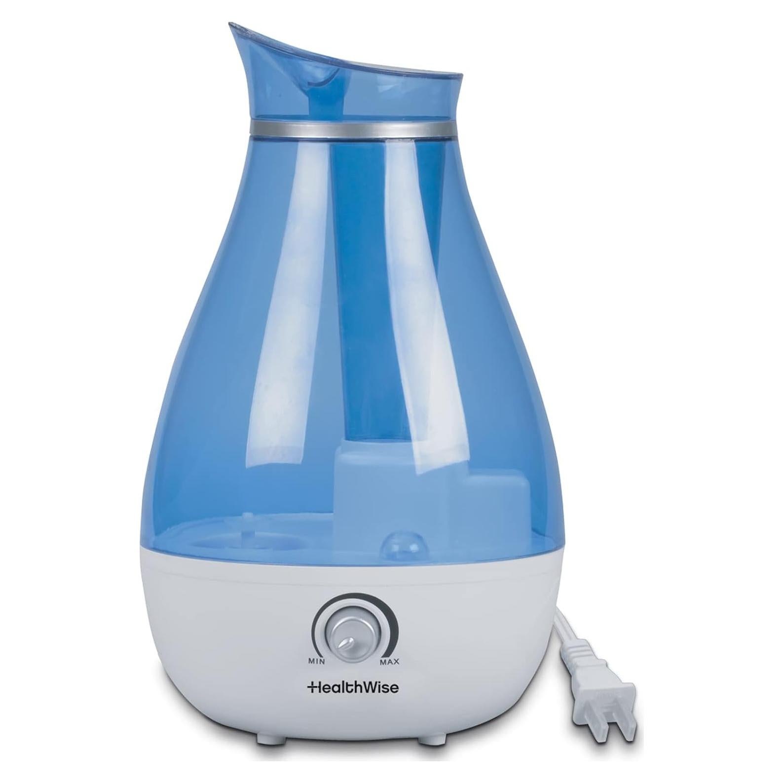 Humidificador Ultrasonico HealthWise 2.6L Niebla Fría Sin Filtro