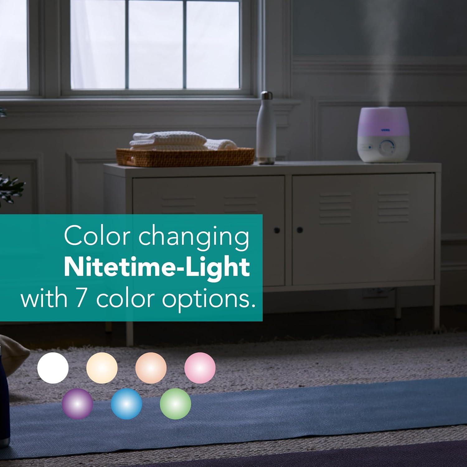 Humidificador Ultrasonico Vicks VUL530 Niebla Fría 1.74kg