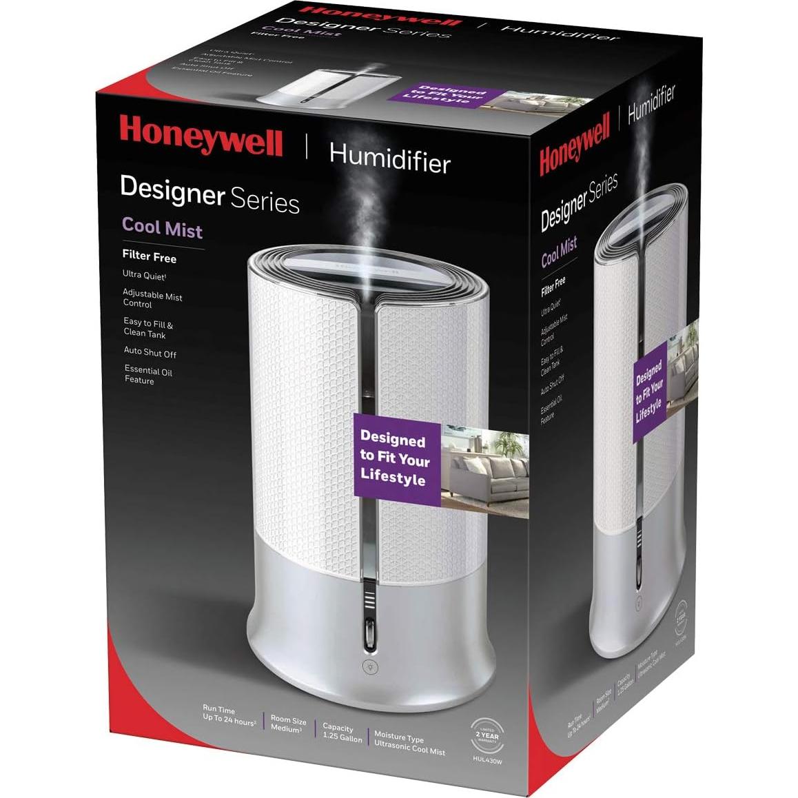 Humidificador de niebla fría Honeywell Designer 4.73L Blanco