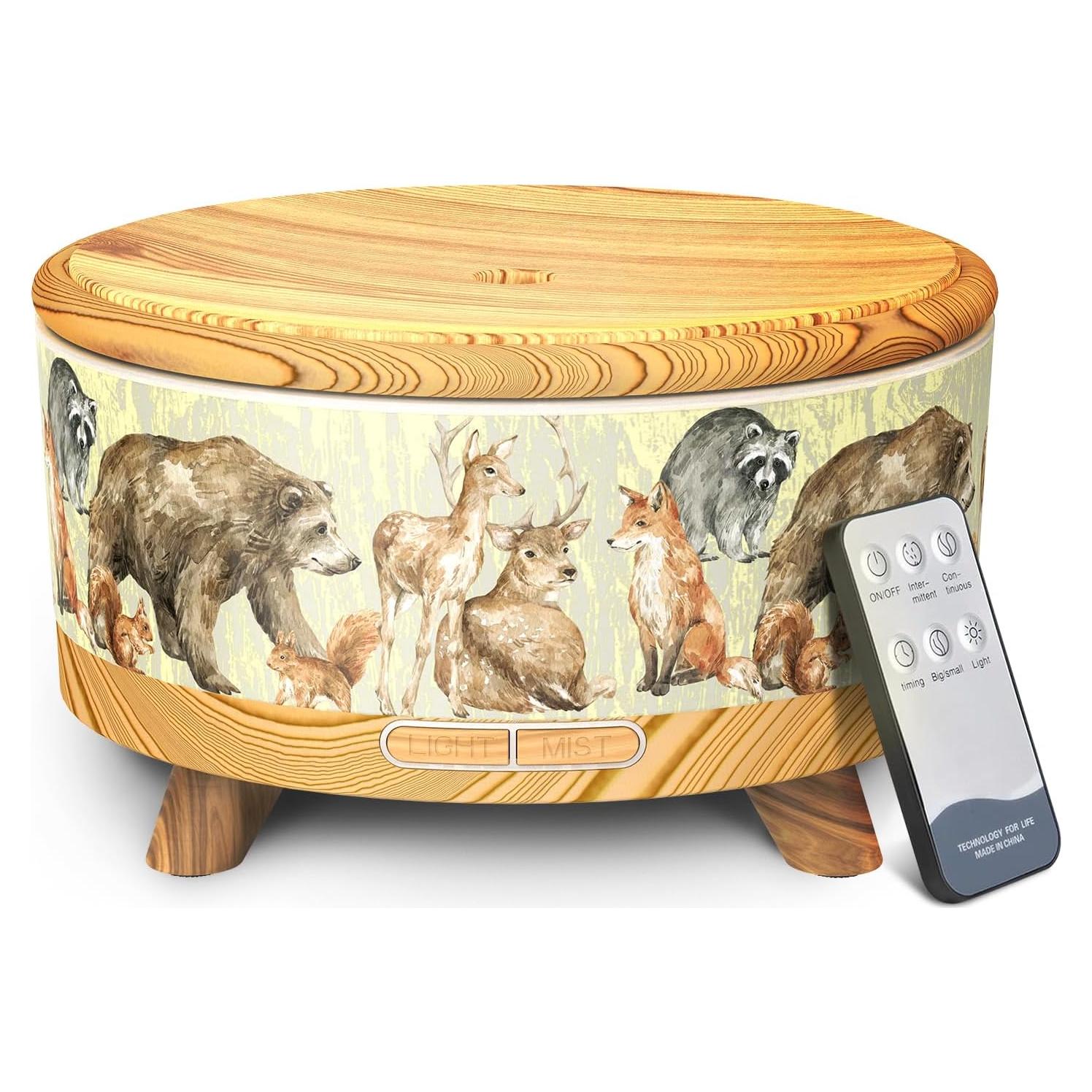 Difusor de Aceite Esencial YOUENKITY 500ML con Control Remoto