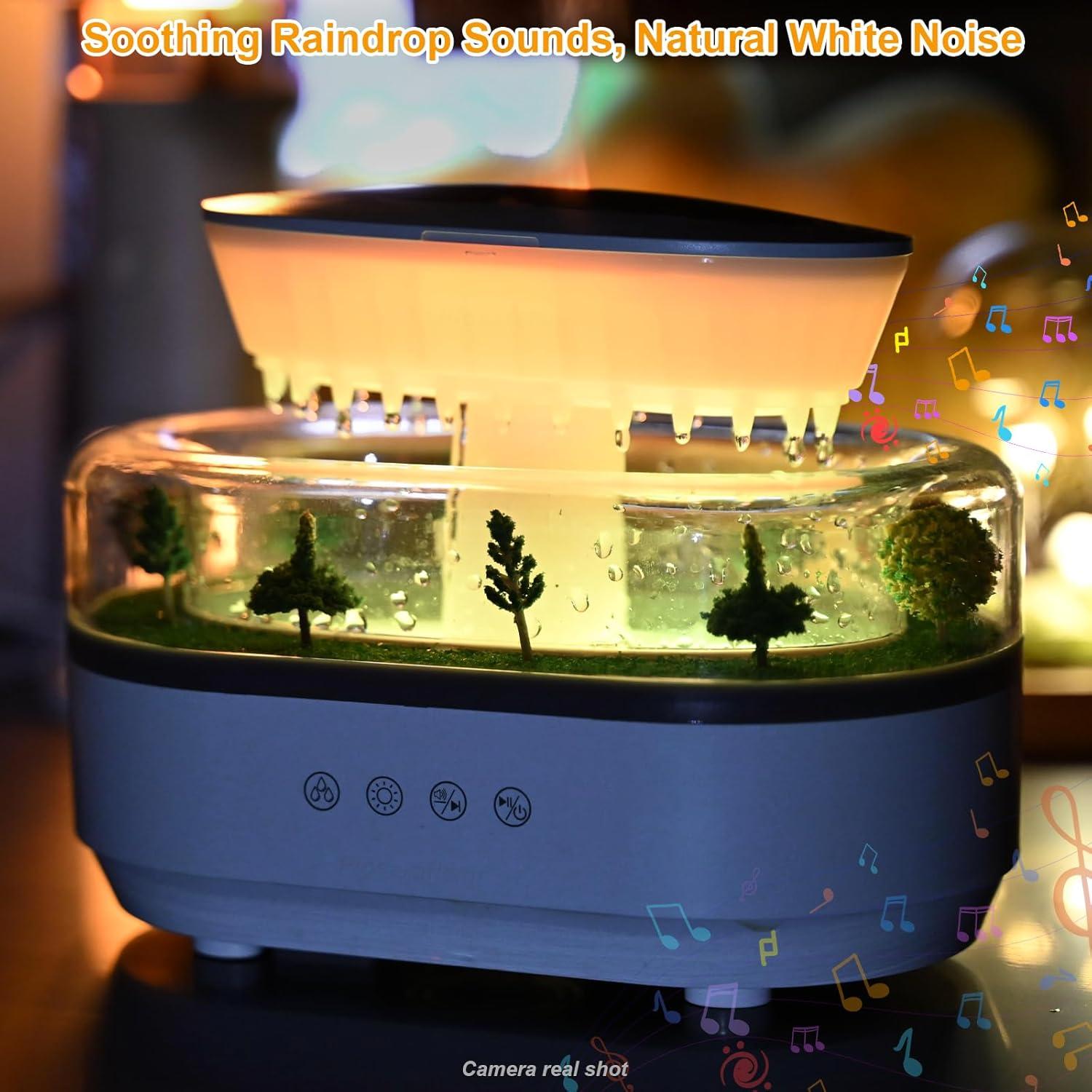 Humidificador Ultrasónico Piosarafiem con Luz LED y Aromaterapia